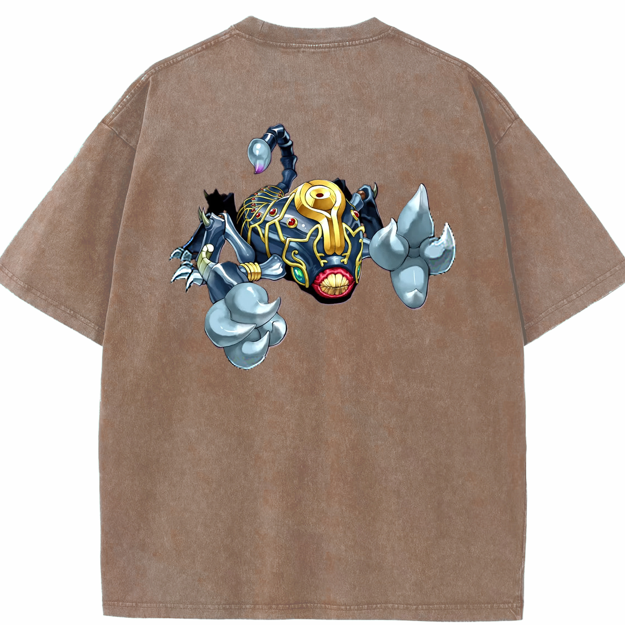 （画像用） 遊☆戯☆王 Yu-Gi-Oh! 綿100% ヴィンテージ風 半袖Tシャツ（背面プリント）