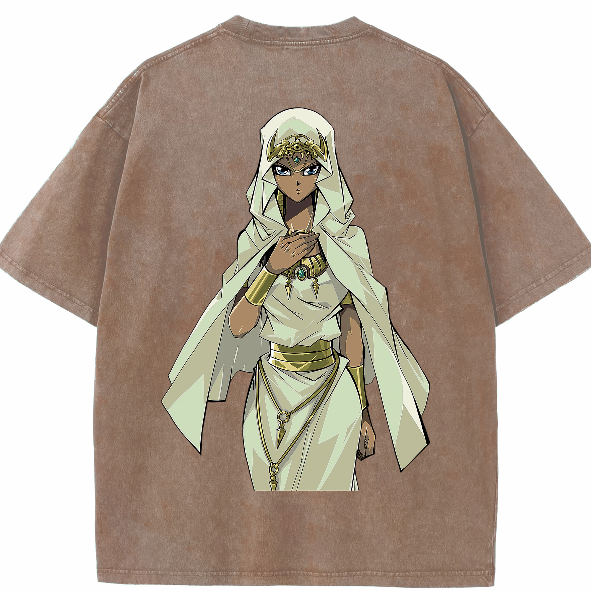 （画像用） 遊☆戯☆王 Yu-Gi-Oh! 綿100% ヴィンテージ風 半袖Tシャツ（背面プリント）