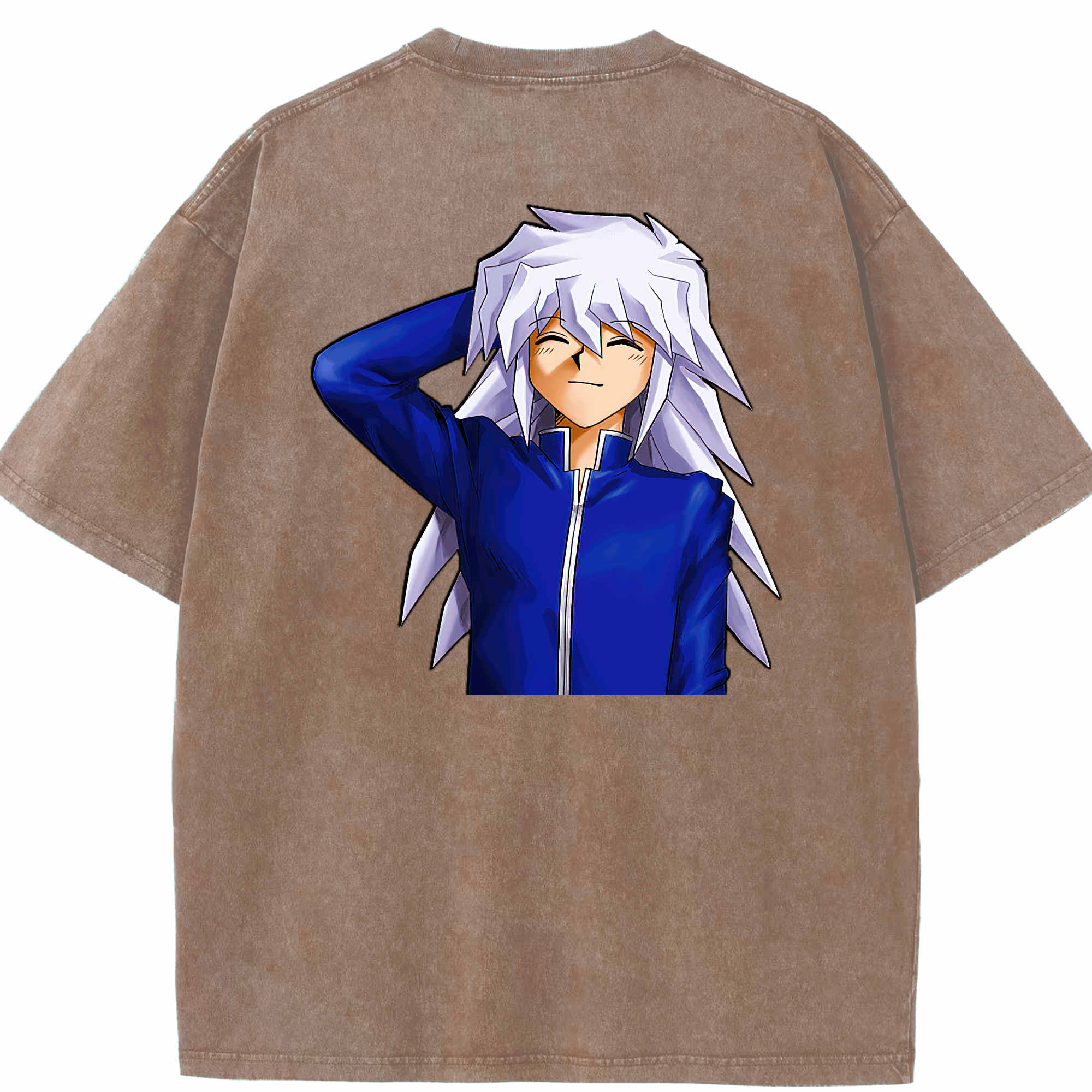 （画像用） 遊☆戯☆王 Yu-Gi-Oh! 綿100% ヴィンテージ風 半袖Tシャツ（背面プリント）