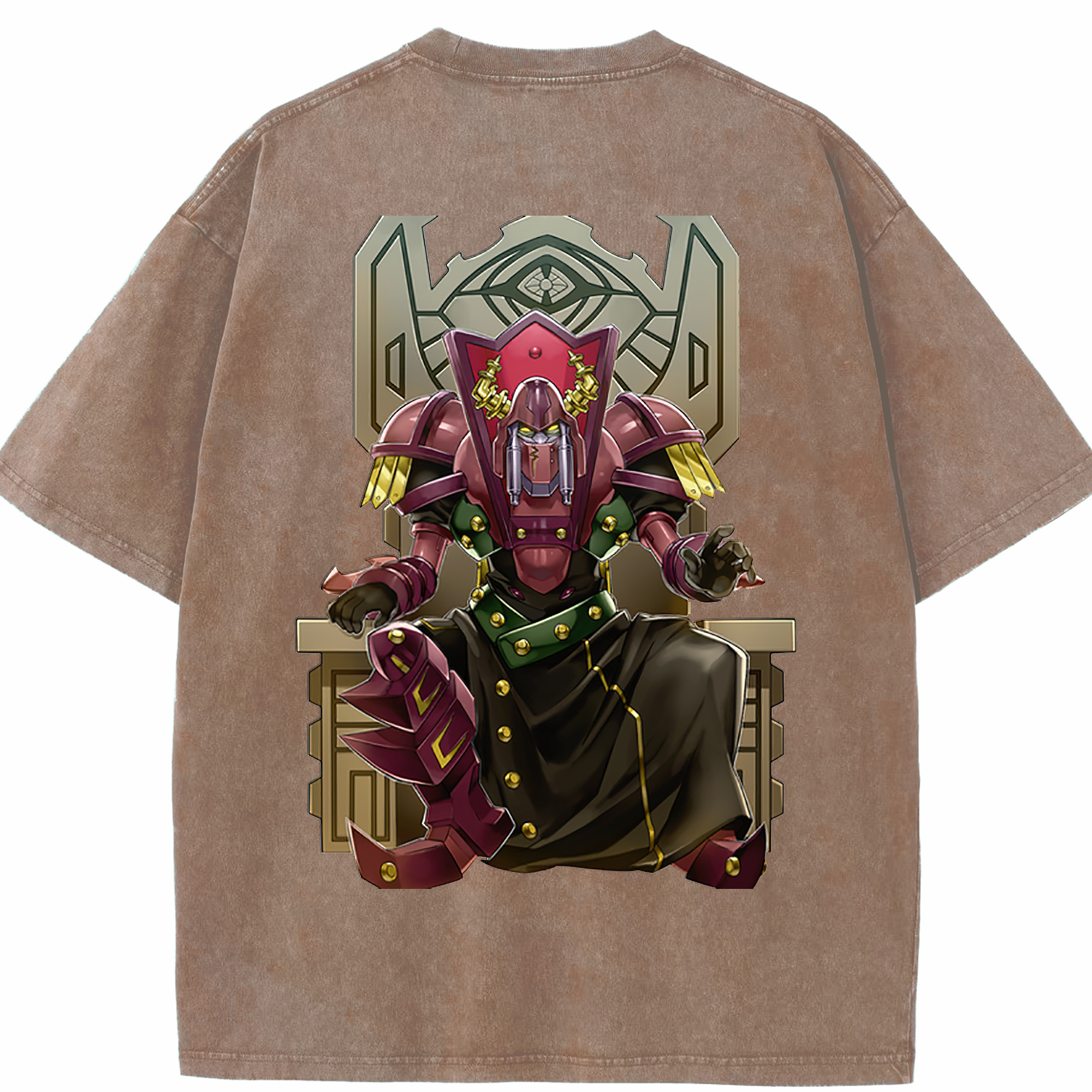 （画像用） 遊☆戯☆王 Yu-Gi-Oh! 綿100% ヴィンテージ風 半袖Tシャツ（背面プリント）