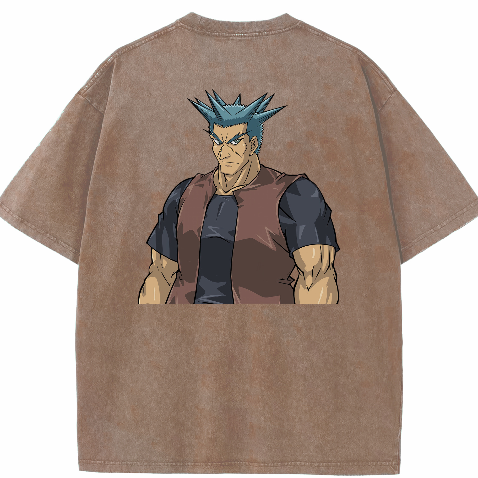 （画像用） 遊☆戯☆王 Yu-Gi-Oh! 綿100% ヴィンテージ風 半袖Tシャツ（背面プリント）