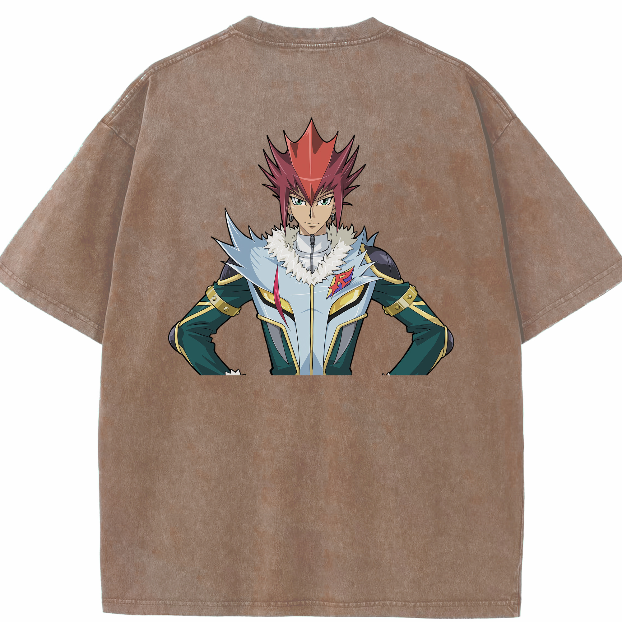（画像用） 遊☆戯☆王 Yu-Gi-Oh! 綿100% ヴィンテージ風 半袖Tシャツ（背面プリント）
