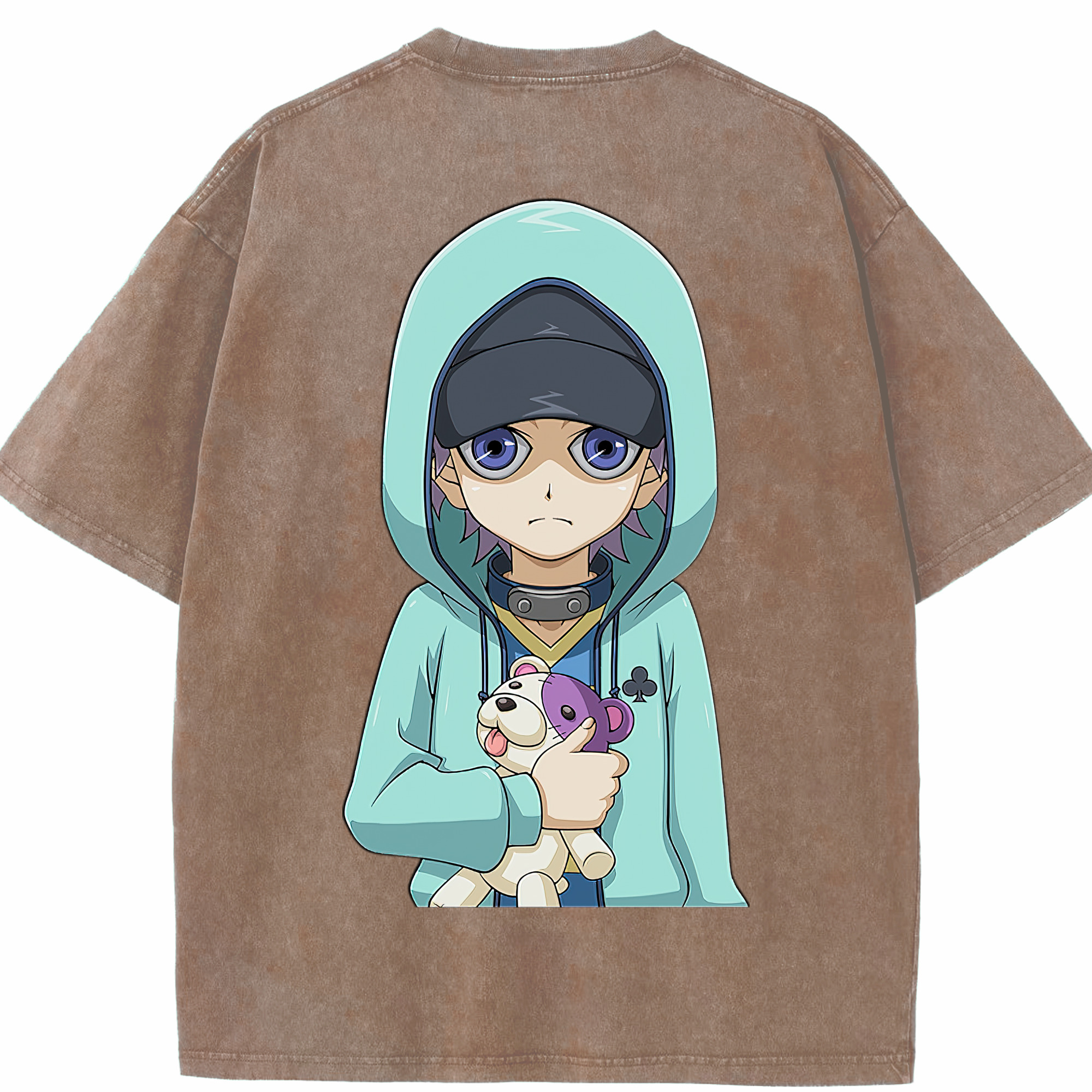 （画像用） 遊☆戯☆王 Yu-Gi-Oh! 綿100% ヴィンテージ風 半袖Tシャツ（背面プリント）