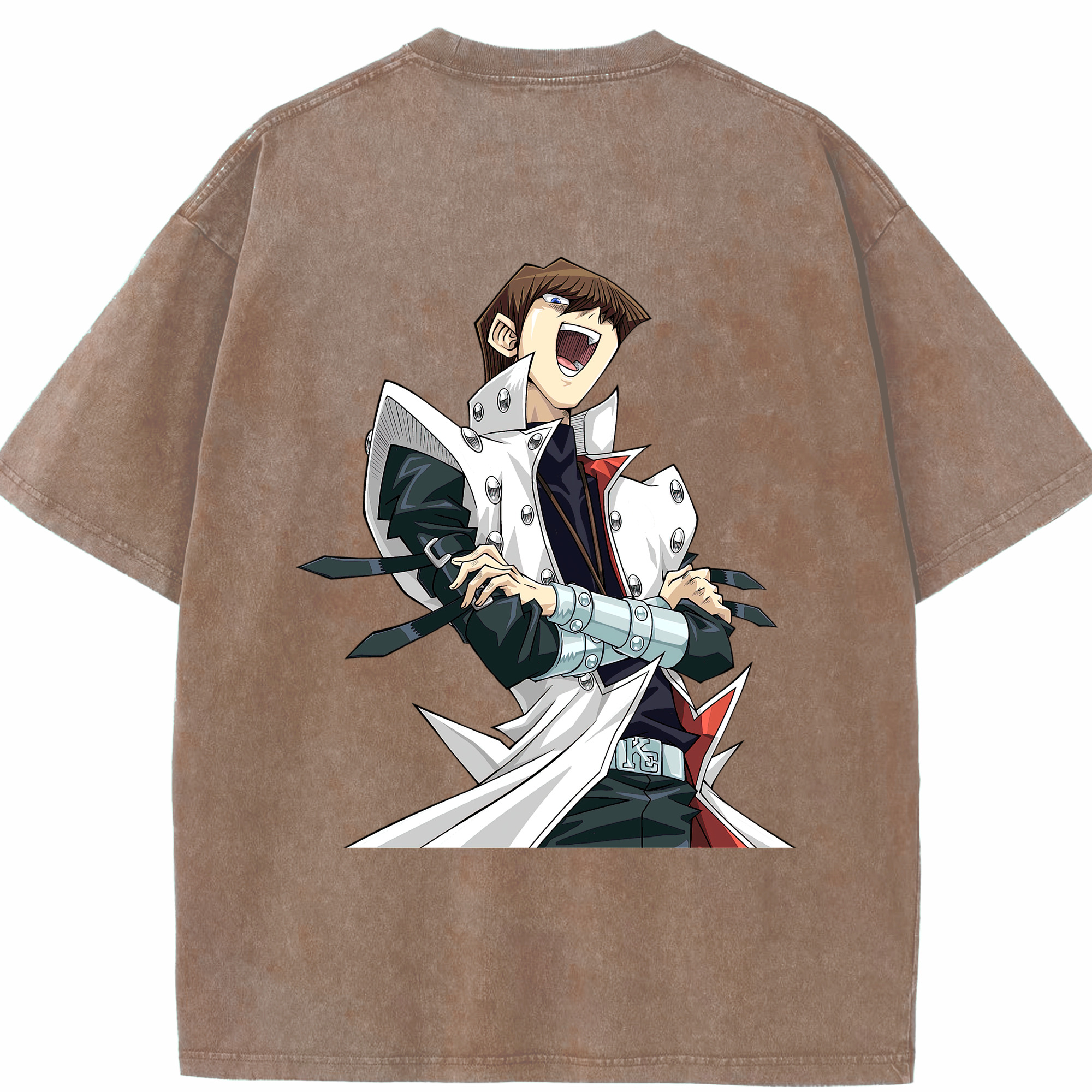 （画像用） 遊☆戯☆王 Yu-Gi-Oh! 綿100% ヴィンテージ風 半袖Tシャツ（背面プリント）