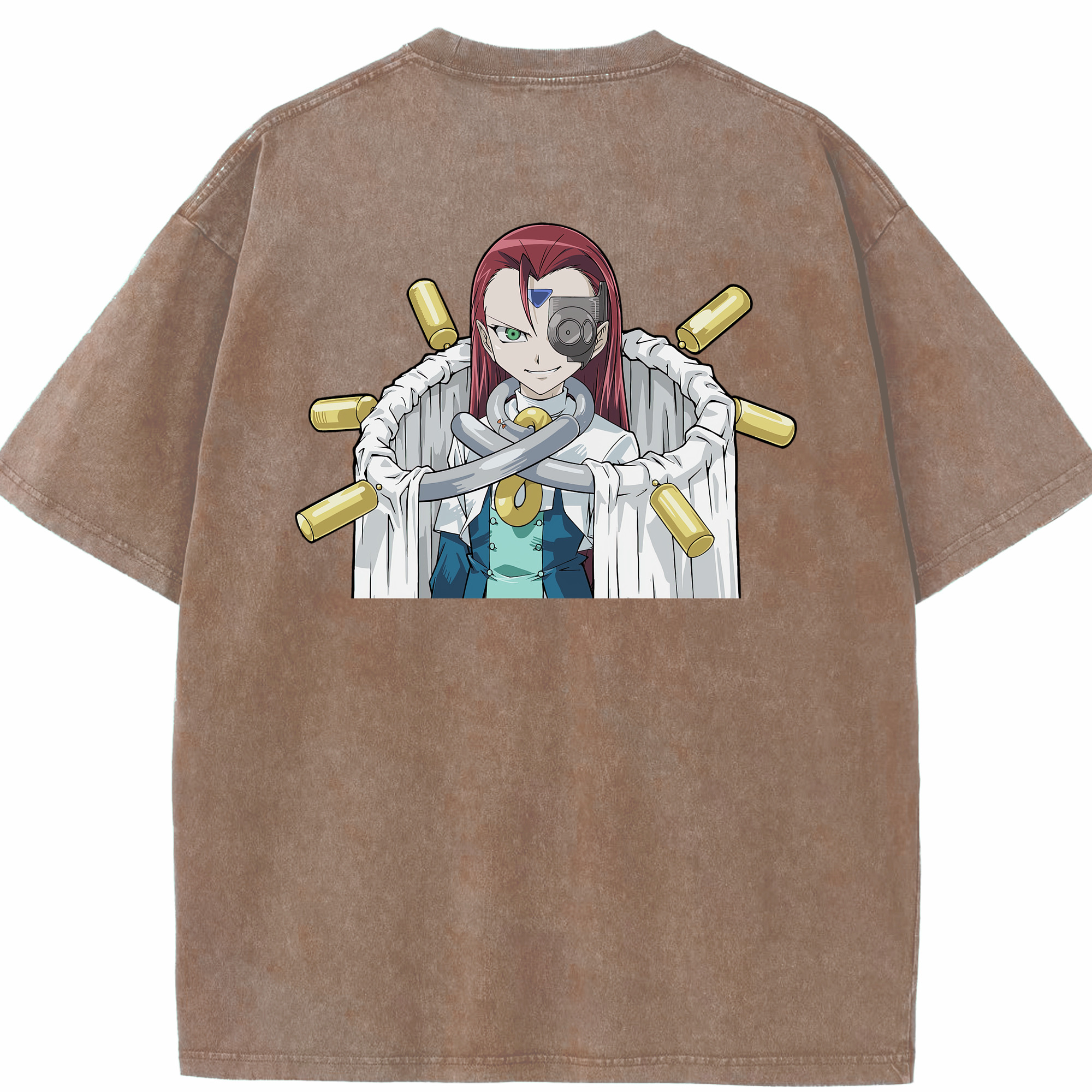 （画像用） 遊☆戯☆王 Yu-Gi-Oh! 綿100% ヴィンテージ風 半袖Tシャツ（背面プリント）
