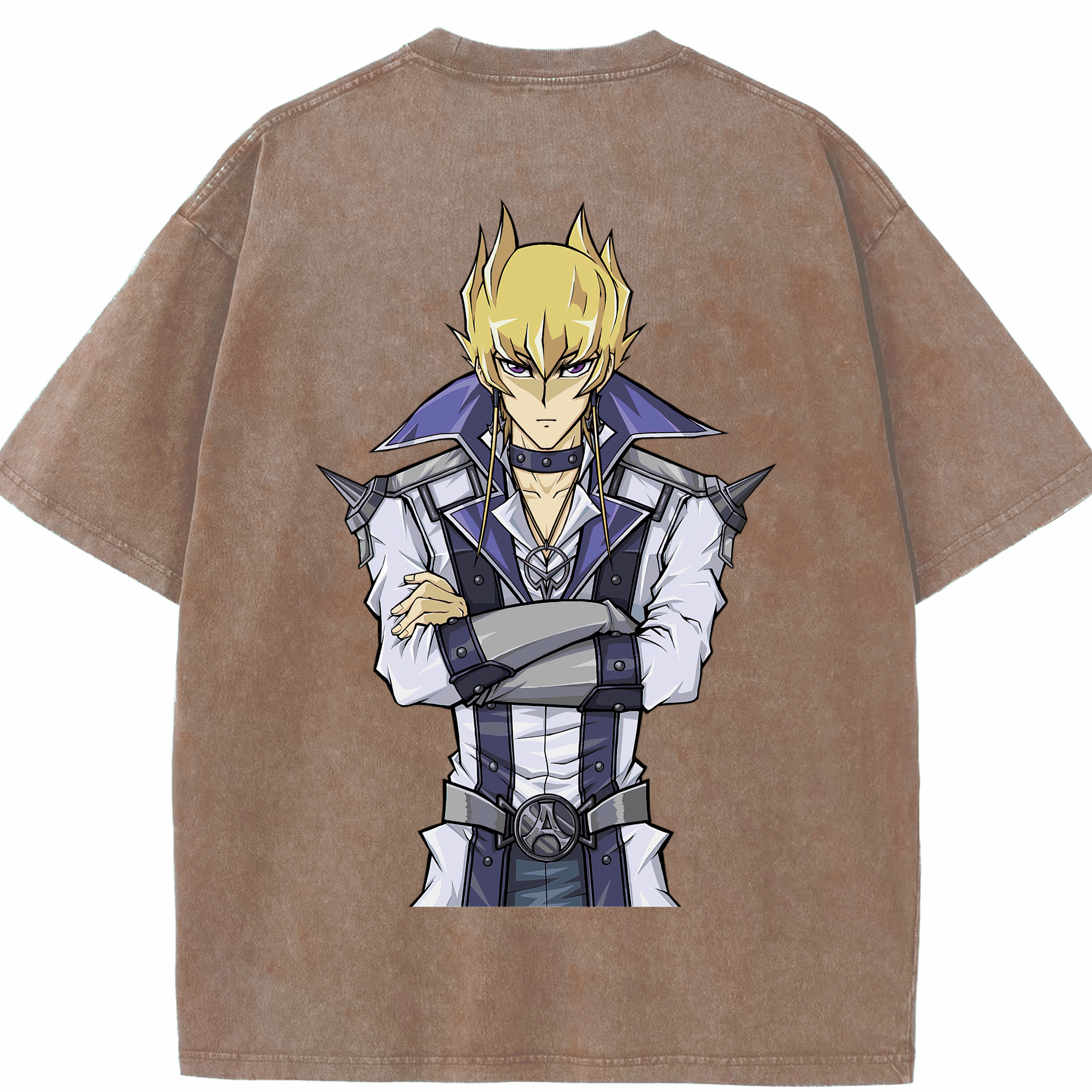 （画像用） 遊☆戯☆王 Yu-Gi-Oh! 綿100% ヴィンテージ風 半袖Tシャツ（背面プリント）