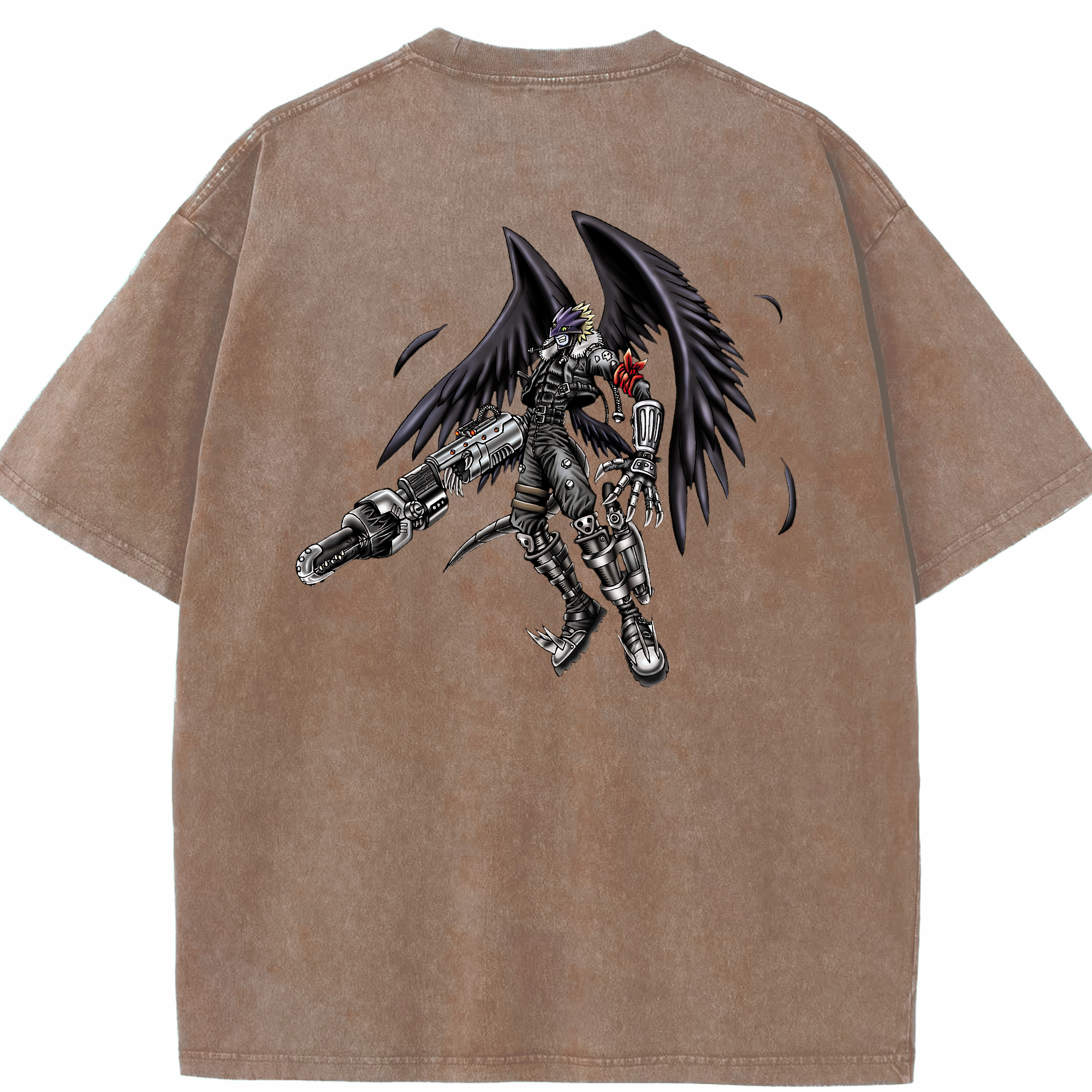 （画像用） 遊☆戯☆王 Yu-Gi-Oh! 綿100% ヴィンテージ風 半袖Tシャツ（背面プリント）