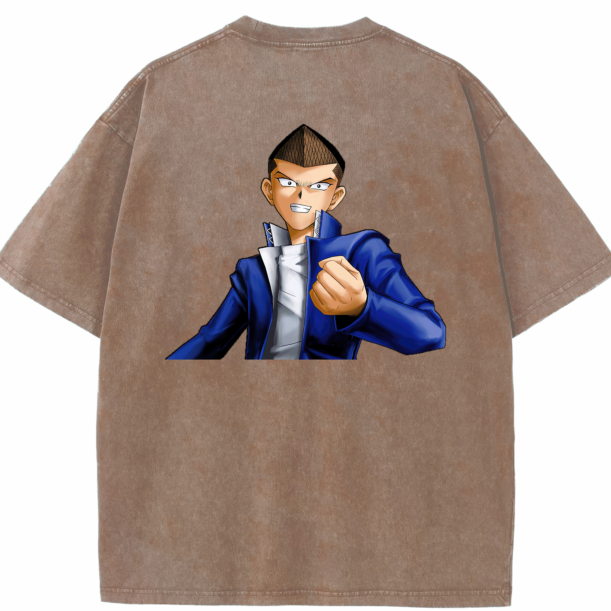 （画像用） 遊☆戯☆王 Yu-Gi-Oh! 綿100% ヴィンテージ風 半袖Tシャツ（背面プリント）