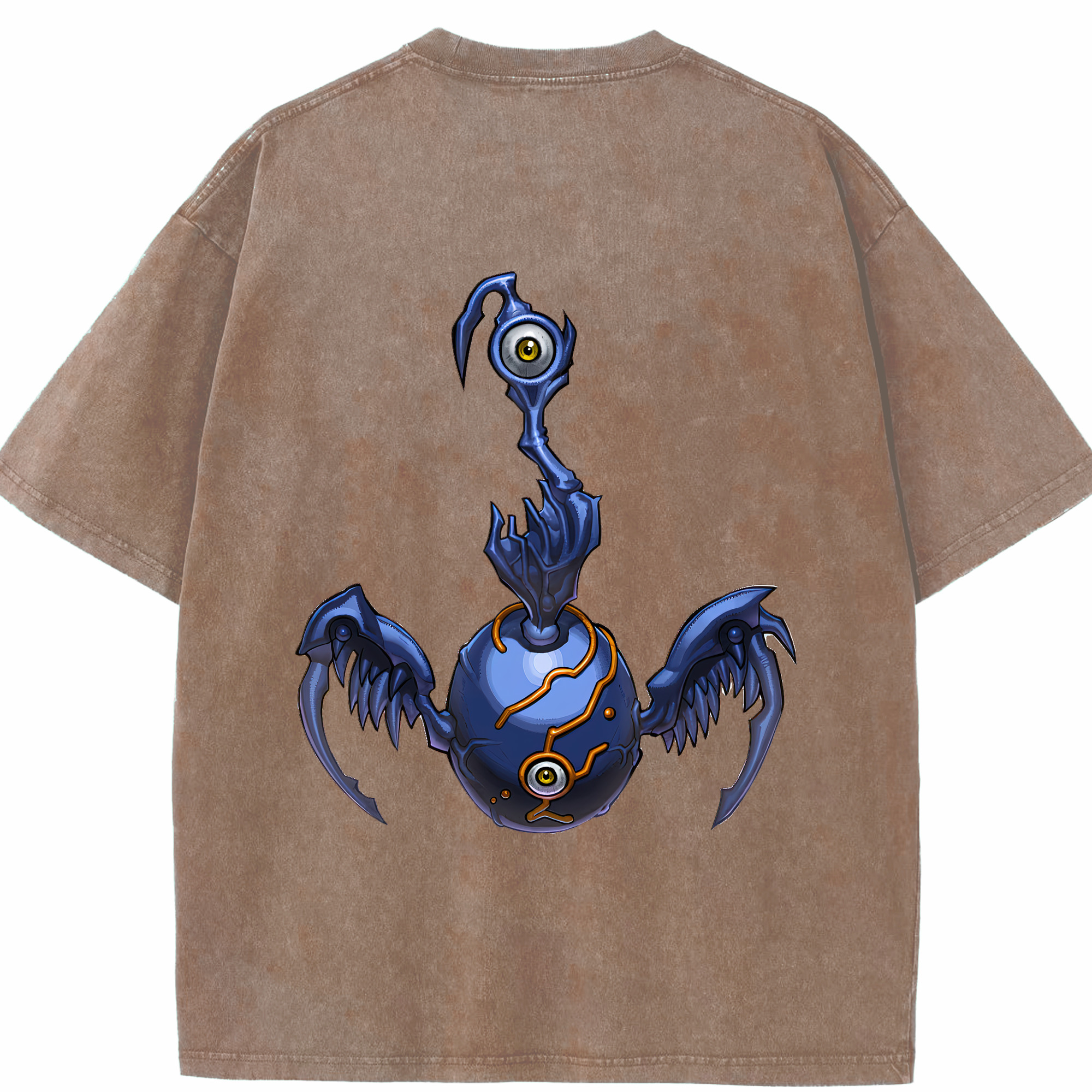 （画像用） 遊☆戯☆王 Yu-Gi-Oh! 綿100% ヴィンテージ風 半袖Tシャツ（背面プリント）