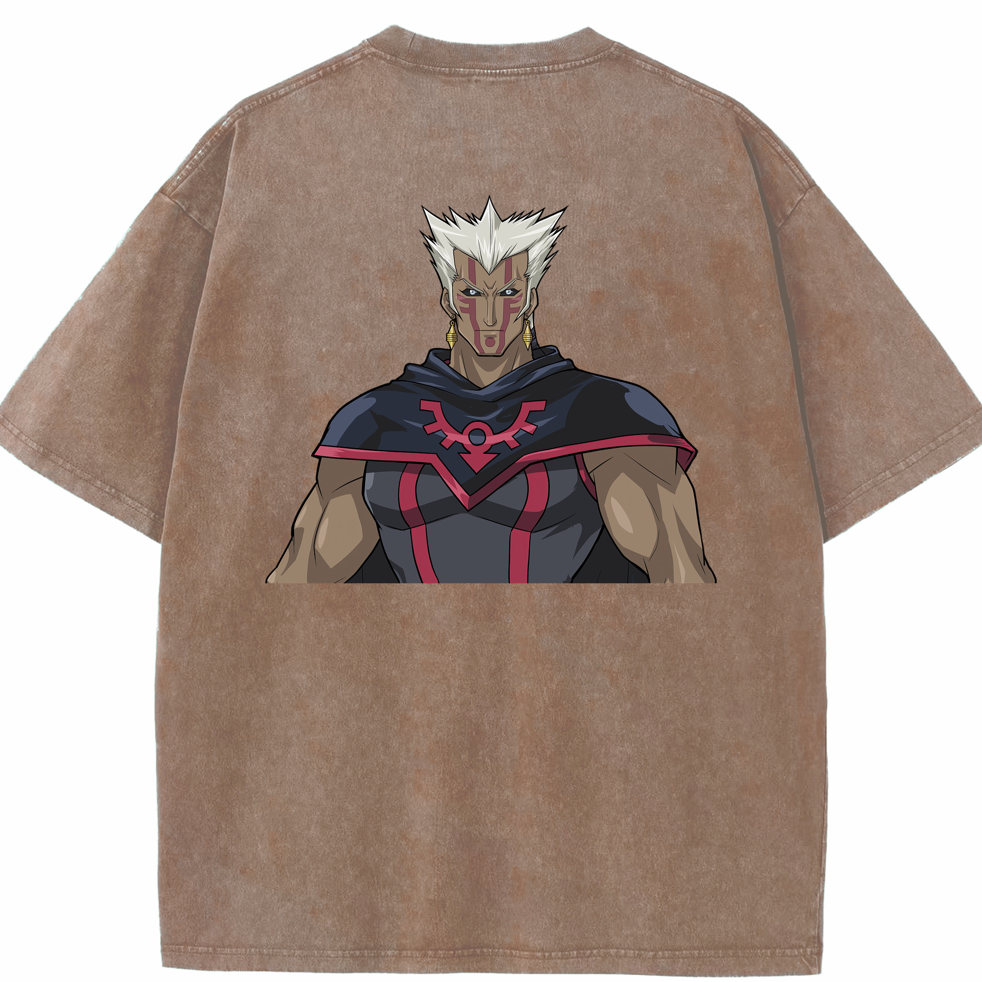 （画像用） 遊☆戯☆王 Yu-Gi-Oh! 綿100% ヴィンテージ風 半袖Tシャツ（背面プリント）