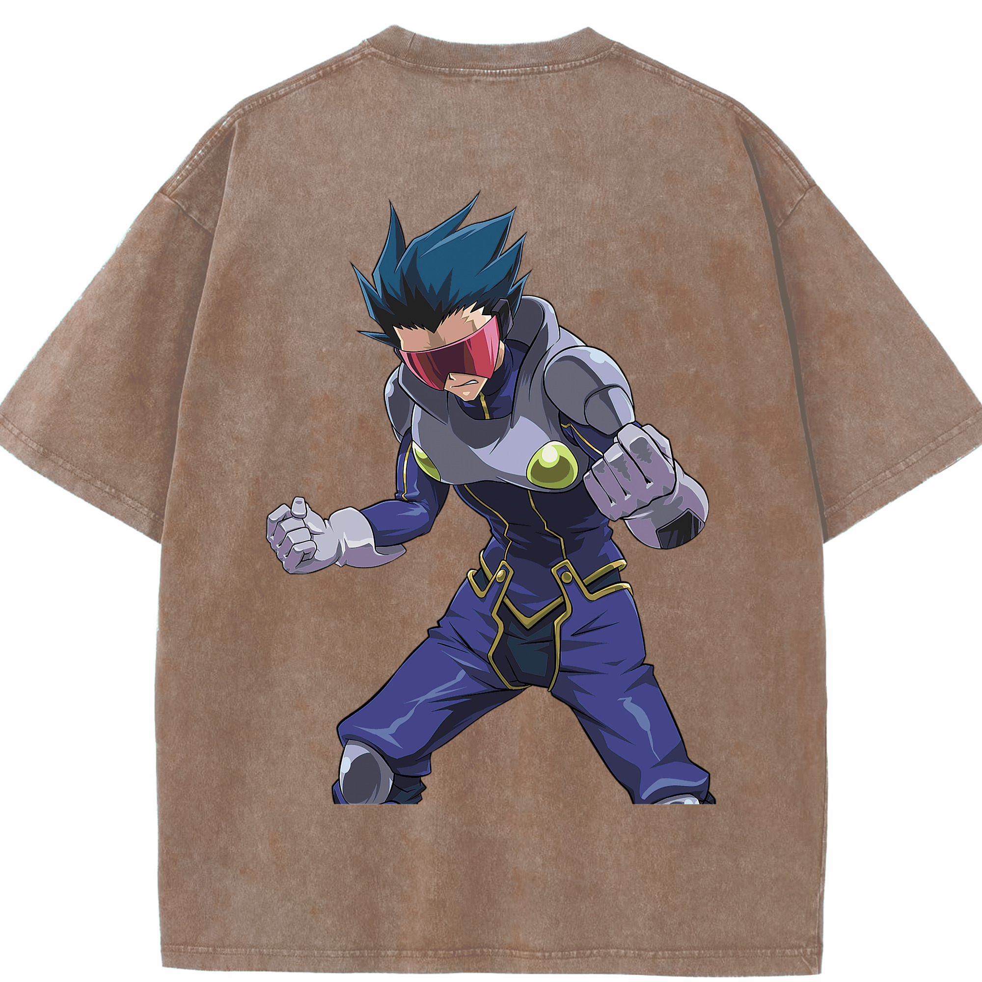 （画像用） 遊☆戯☆王 Yu-Gi-Oh! 綿100% ヴィンテージ風 半袖Tシャツ（背面プリント）