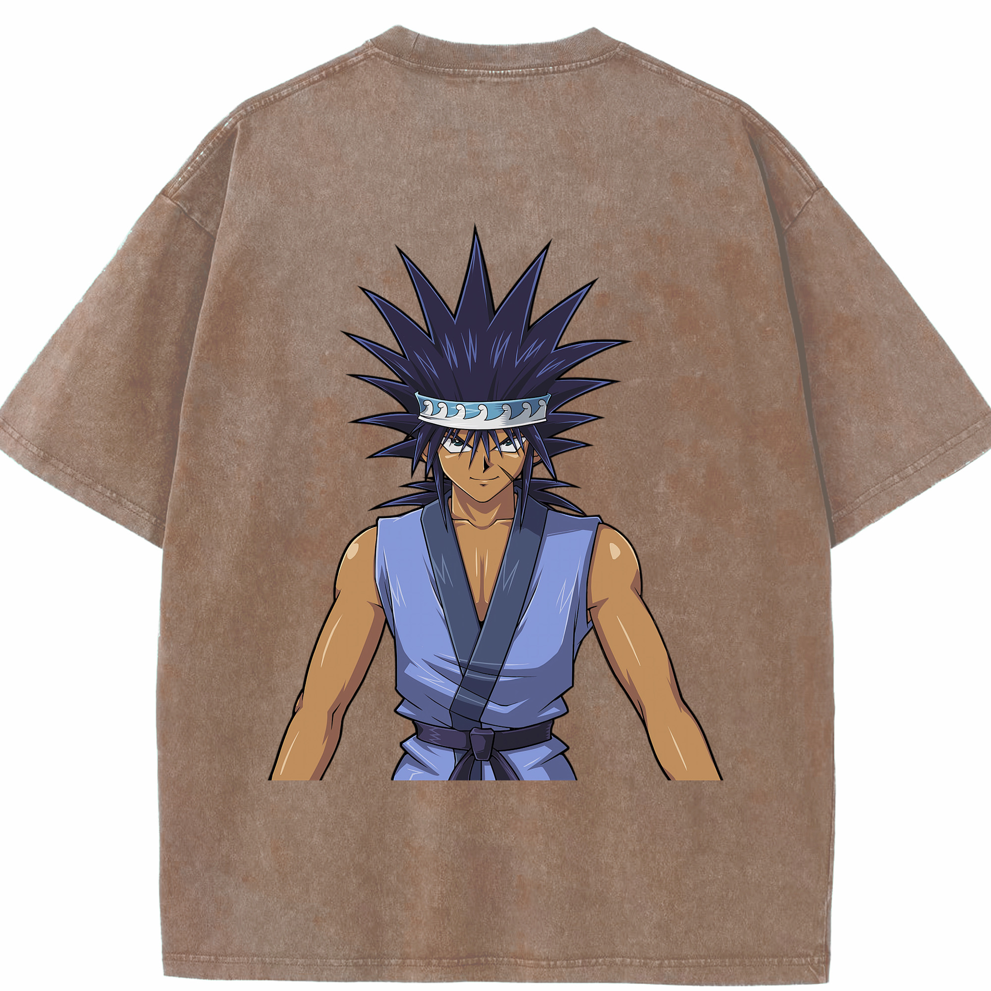 （画像用） 遊☆戯☆王 Yu-Gi-Oh! 綿100% ヴィンテージ風 半袖Tシャツ（背面プリント）
