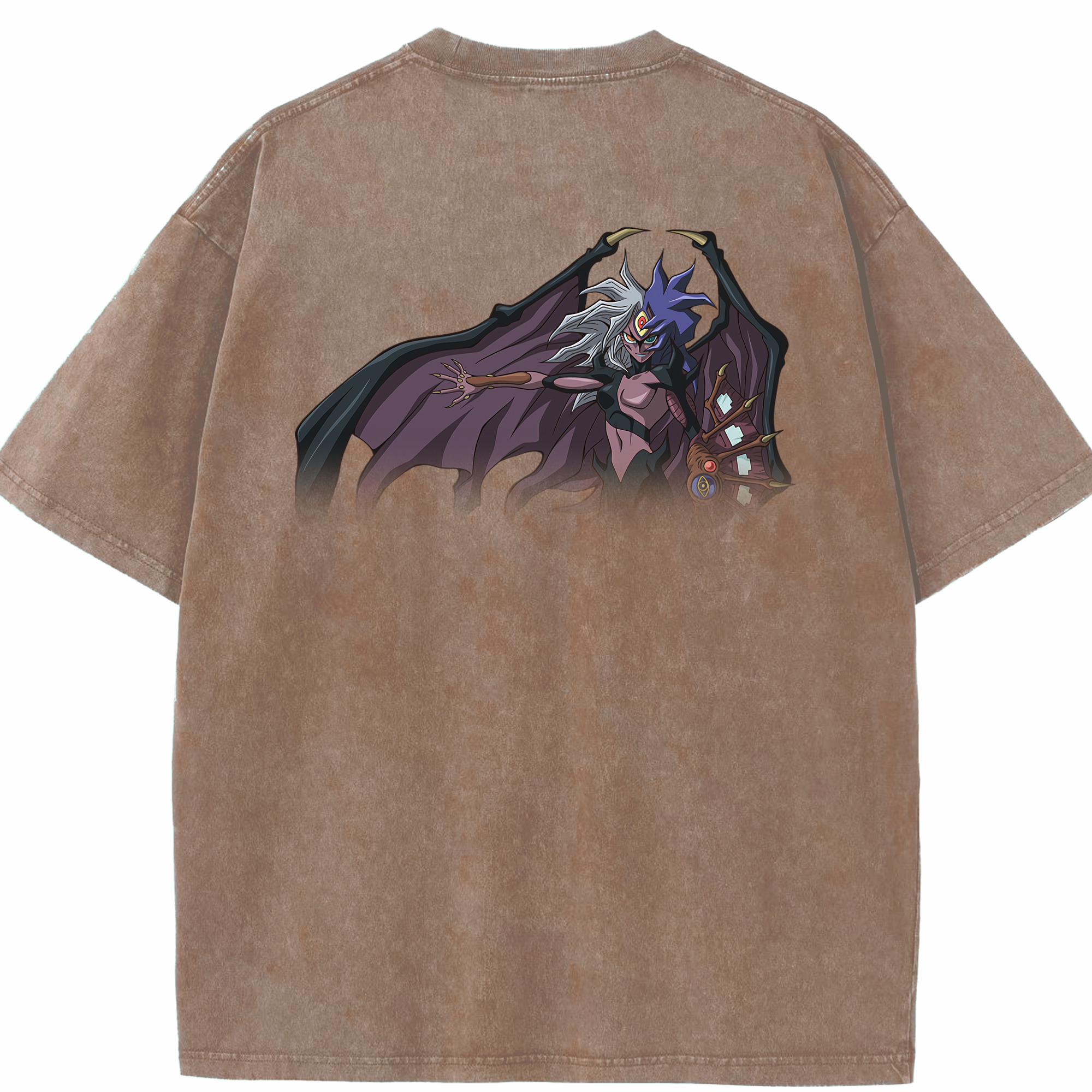（画像用） 遊☆戯☆王 Yu-Gi-Oh! 綿100% ヴィンテージ風 半袖Tシャツ（背面プリント）