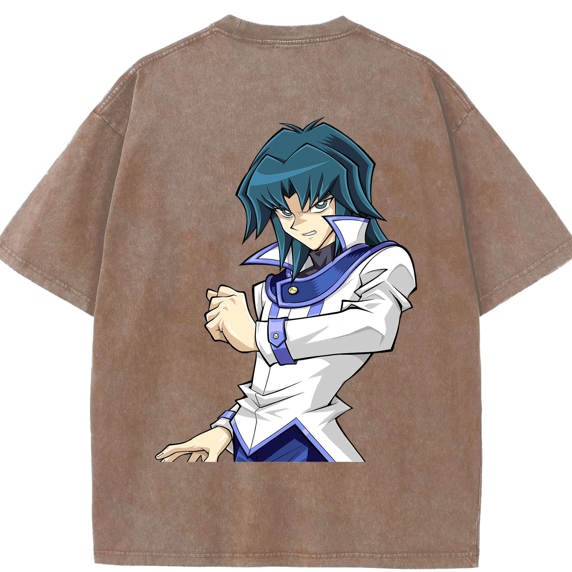 （画像用） 遊☆戯☆王 Yu-Gi-Oh! 綿100% ヴィンテージ風 半袖Tシャツ（背面プリント）