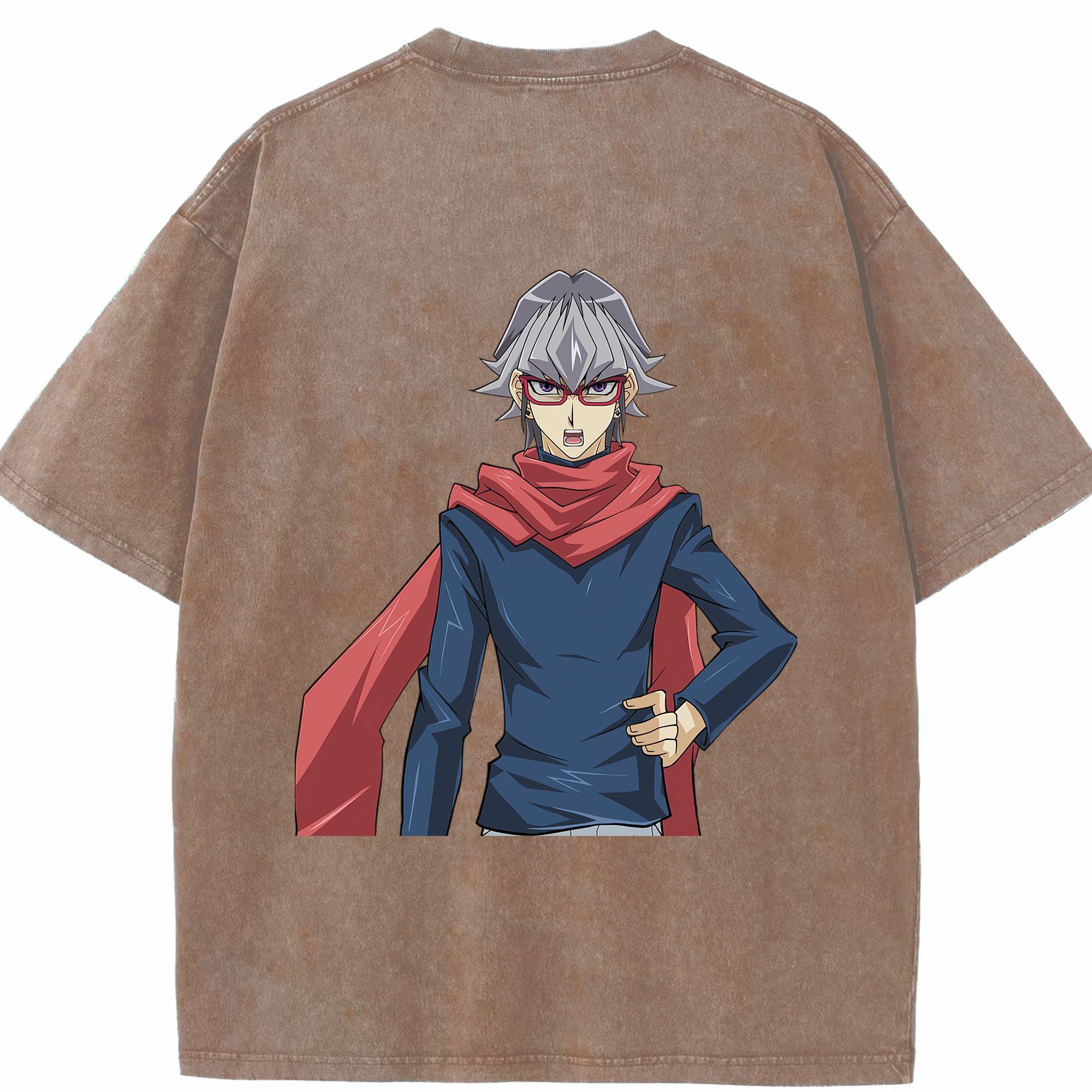 （画像用） 遊☆戯☆王 Yu-Gi-Oh! 綿100% ヴィンテージ風 半袖Tシャツ（背面プリント）