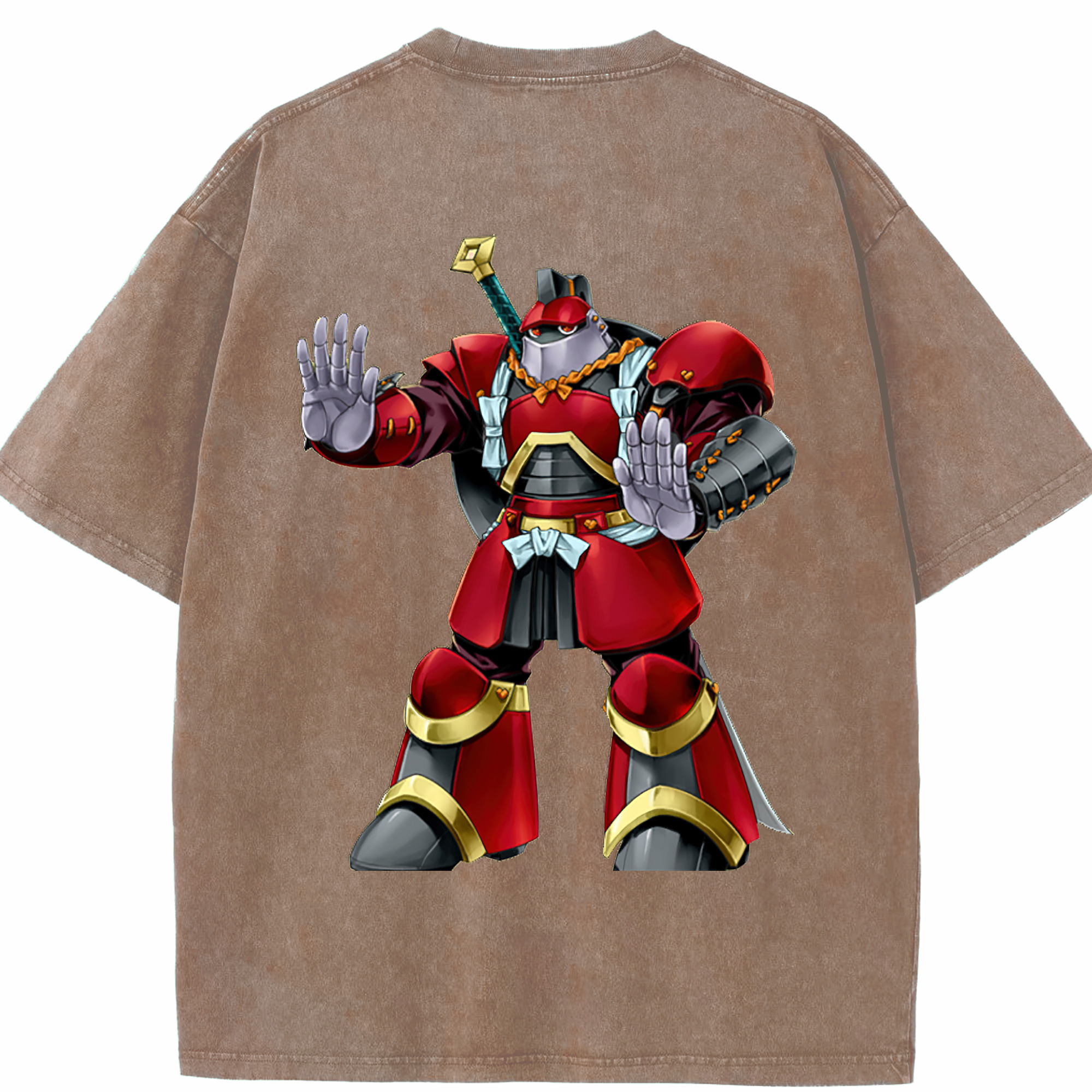 （画像用） 遊☆戯☆王 Yu-Gi-Oh! 綿100% ヴィンテージ風 半袖Tシャツ（背面プリント）