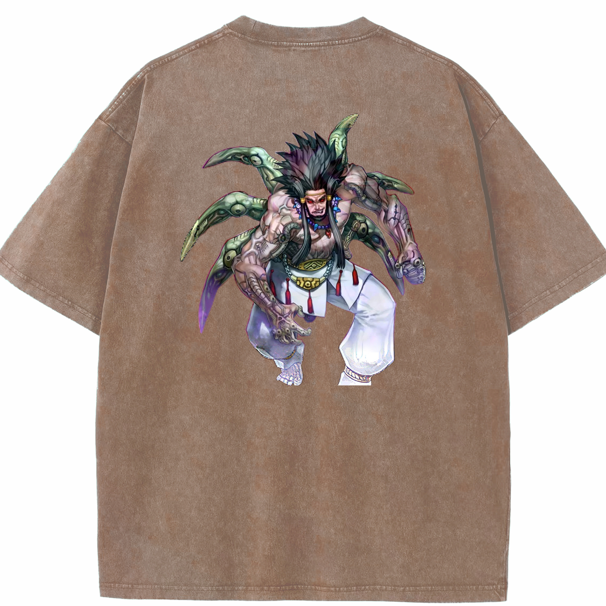（画像用） 遊☆戯☆王 Yu-Gi-Oh! 綿100% ヴィンテージ風 半袖Tシャツ（背面プリント）