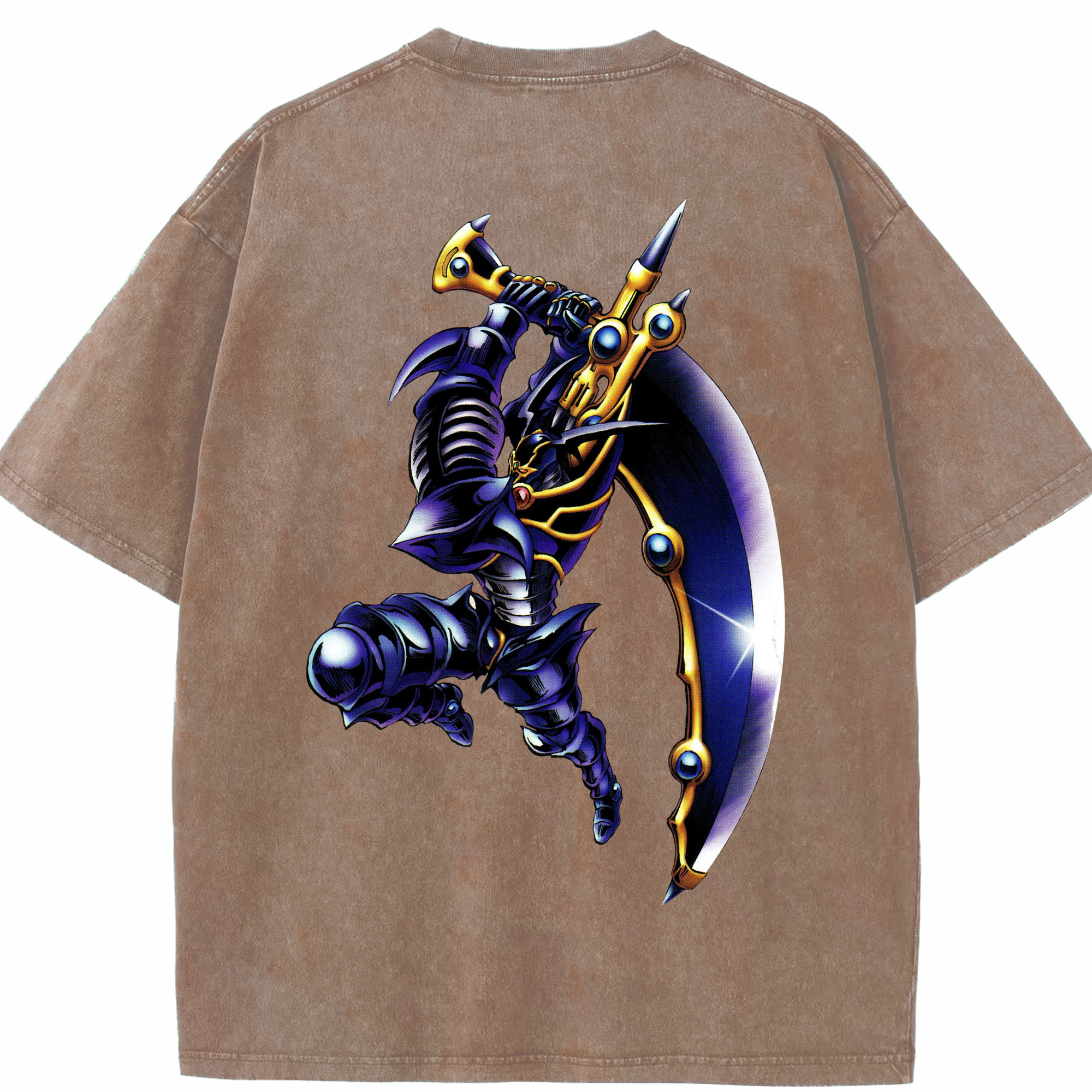 （画像用） 遊☆戯☆王 Yu-Gi-Oh! 綿100% ヴィンテージ風 半袖Tシャツ（背面プリント）