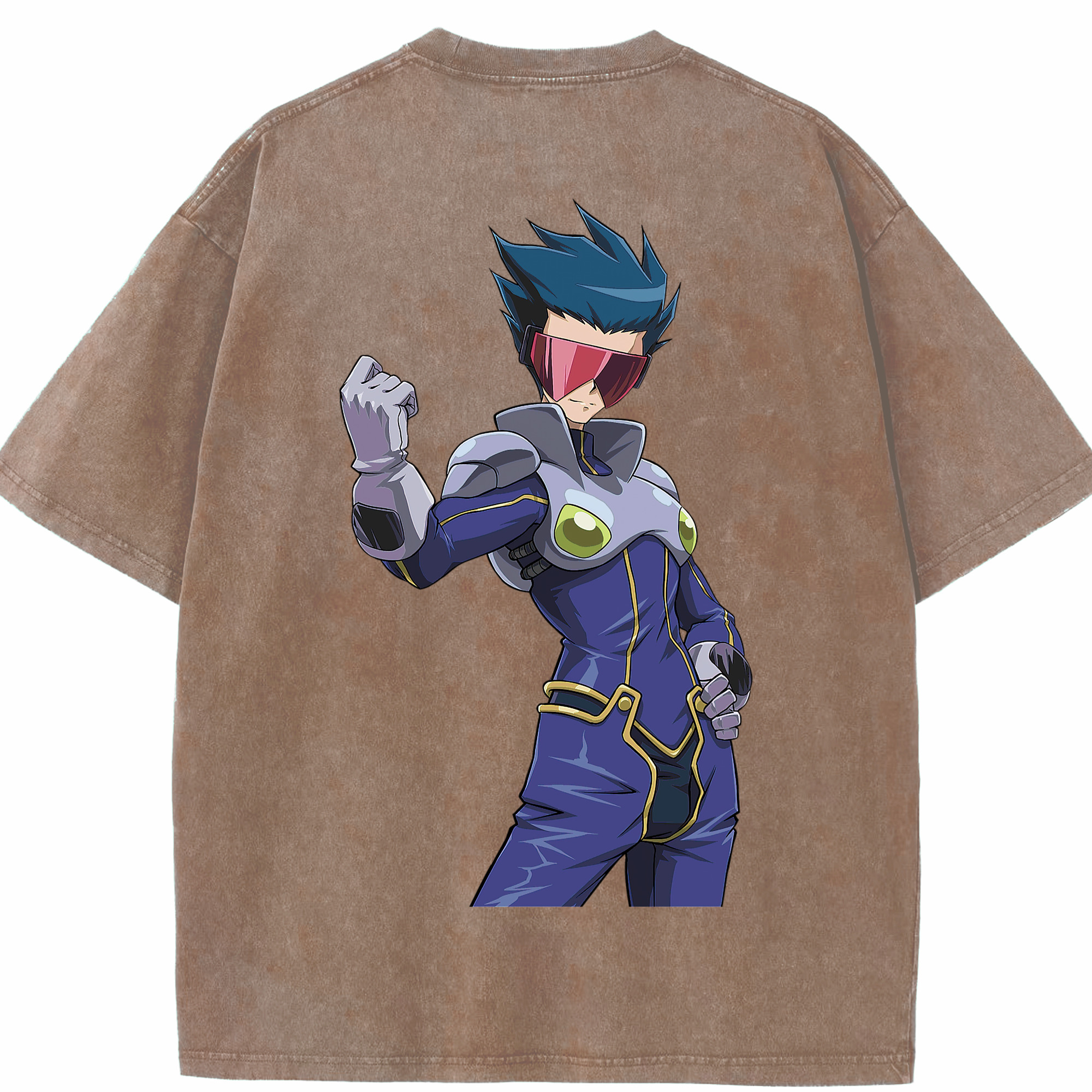 （画像用） 遊☆戯☆王 Yu-Gi-Oh! 綿100% ヴィンテージ風 半袖Tシャツ（背面プリント）