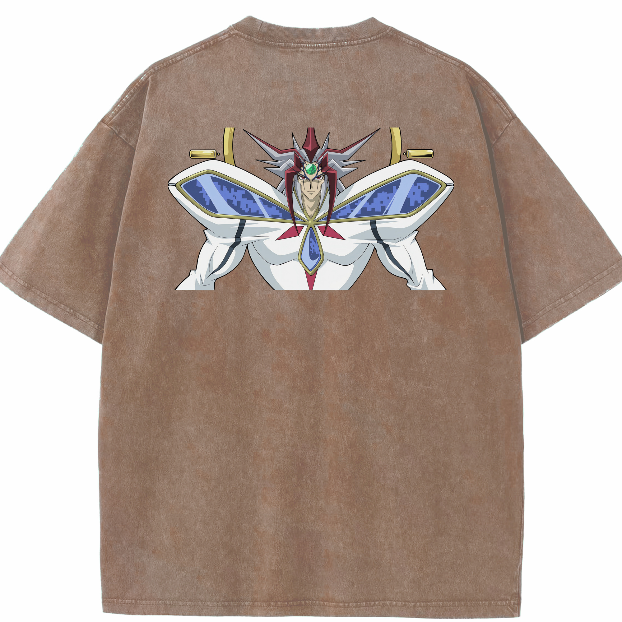 （画像用） 遊☆戯☆王 Yu-Gi-Oh! 綿100% ヴィンテージ風 半袖Tシャツ（背面プリント）