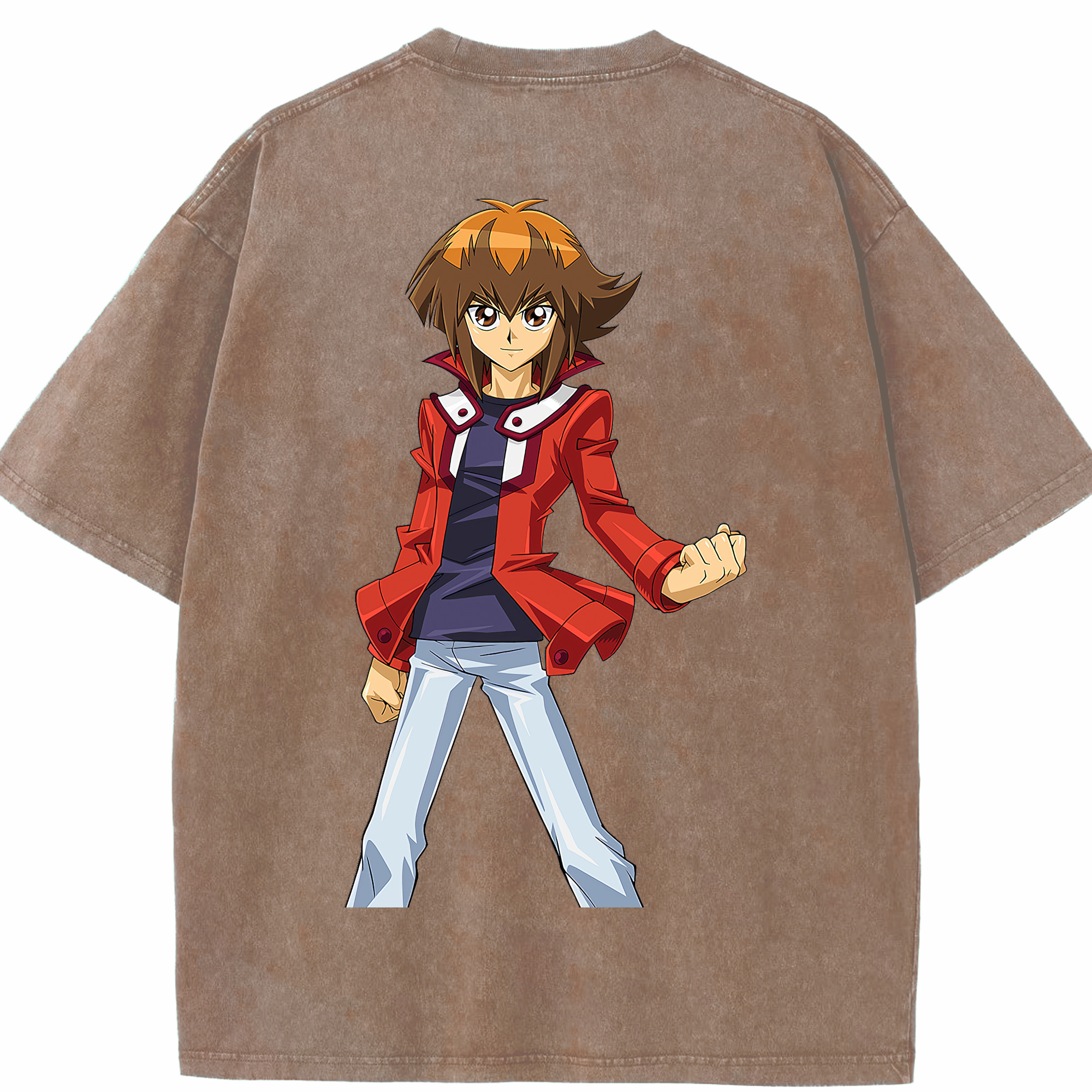 （画像用） 遊☆戯☆王 Yu-Gi-Oh! 綿100% ヴィンテージ風 半袖Tシャツ（背面プリント）