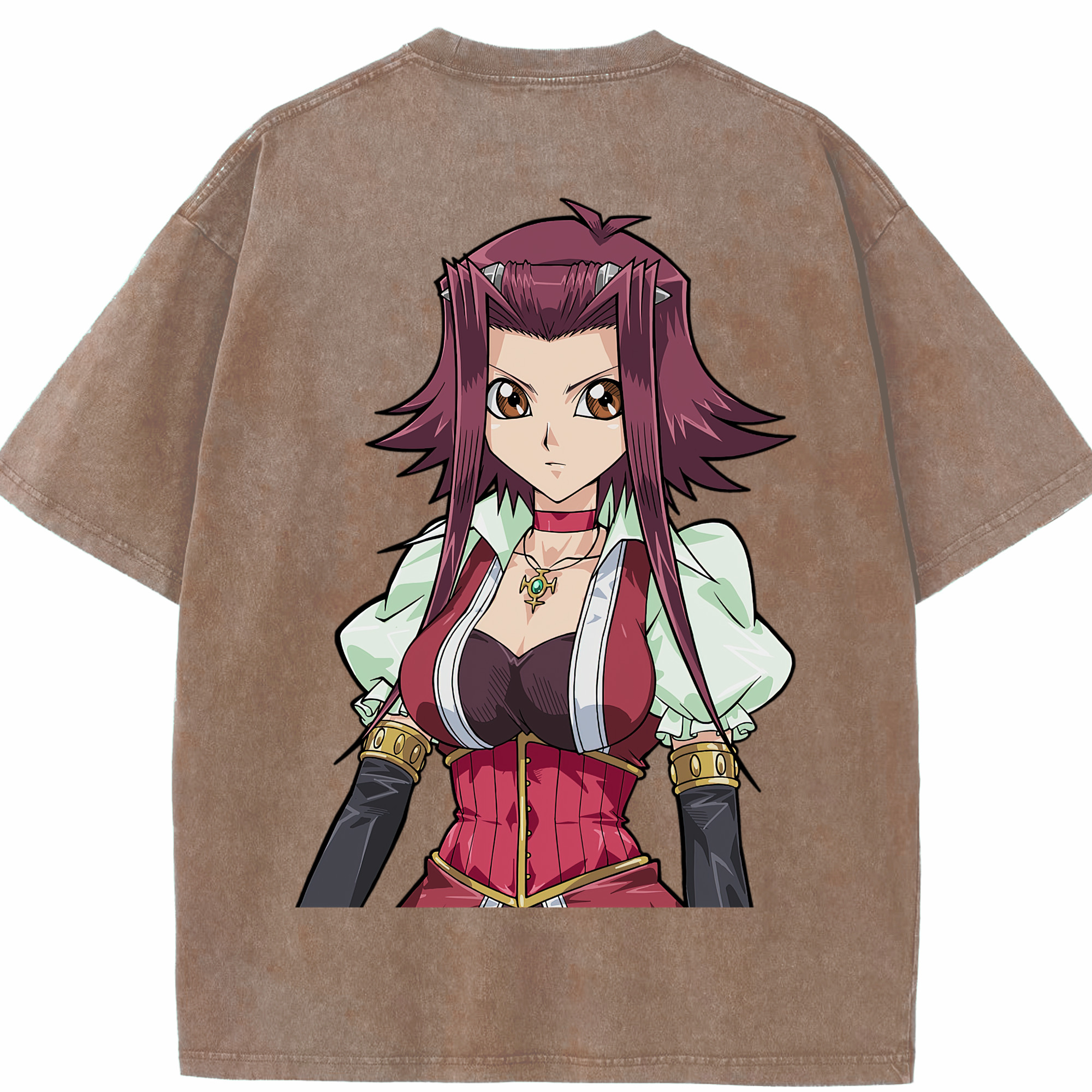 （画像用） 遊☆戯☆王 Yu-Gi-Oh! 綿100% ヴィンテージ風 半袖Tシャツ（背面プリント）