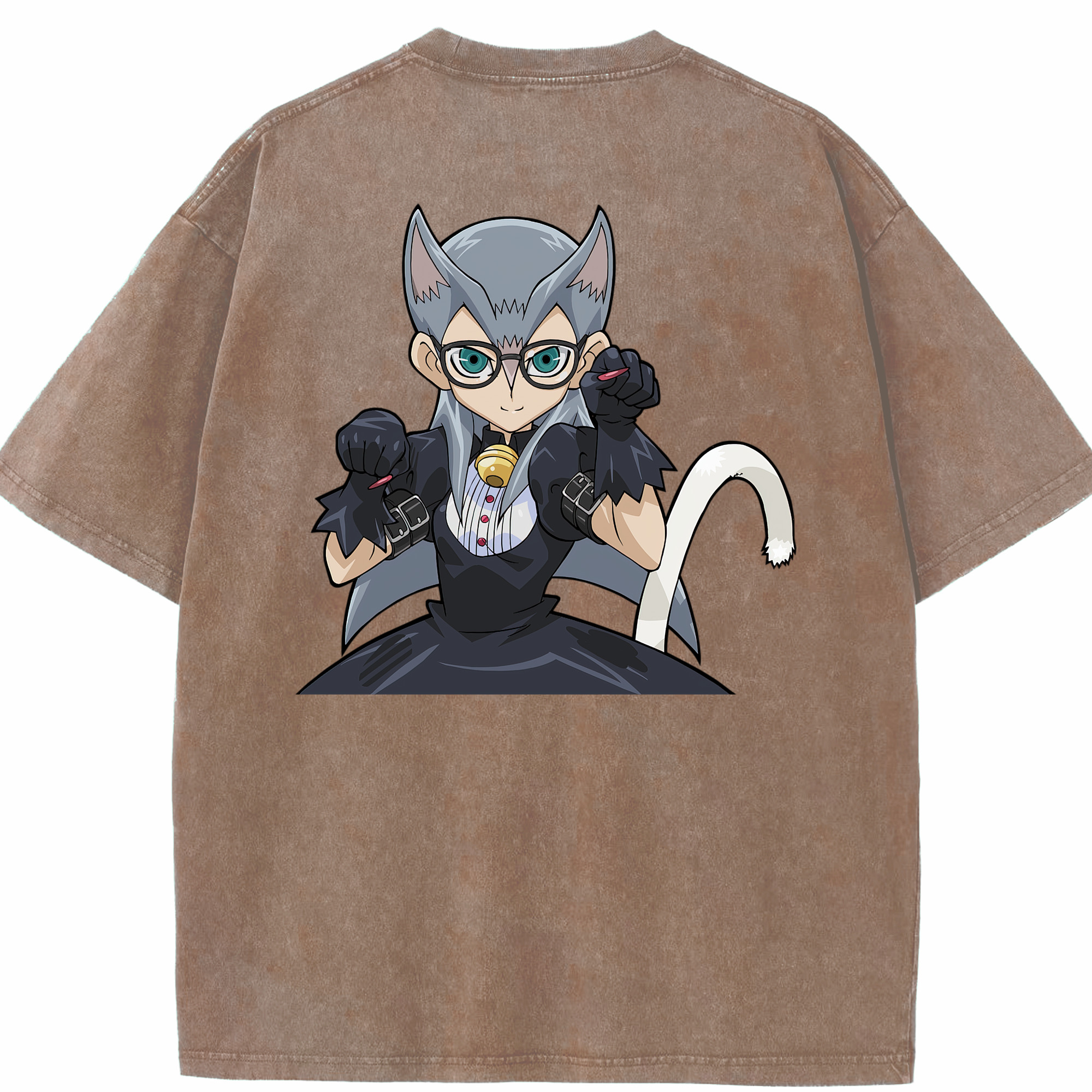 （画像用） 遊☆戯☆王 Yu-Gi-Oh! 綿100% ヴィンテージ風 半袖Tシャツ（背面プリント）