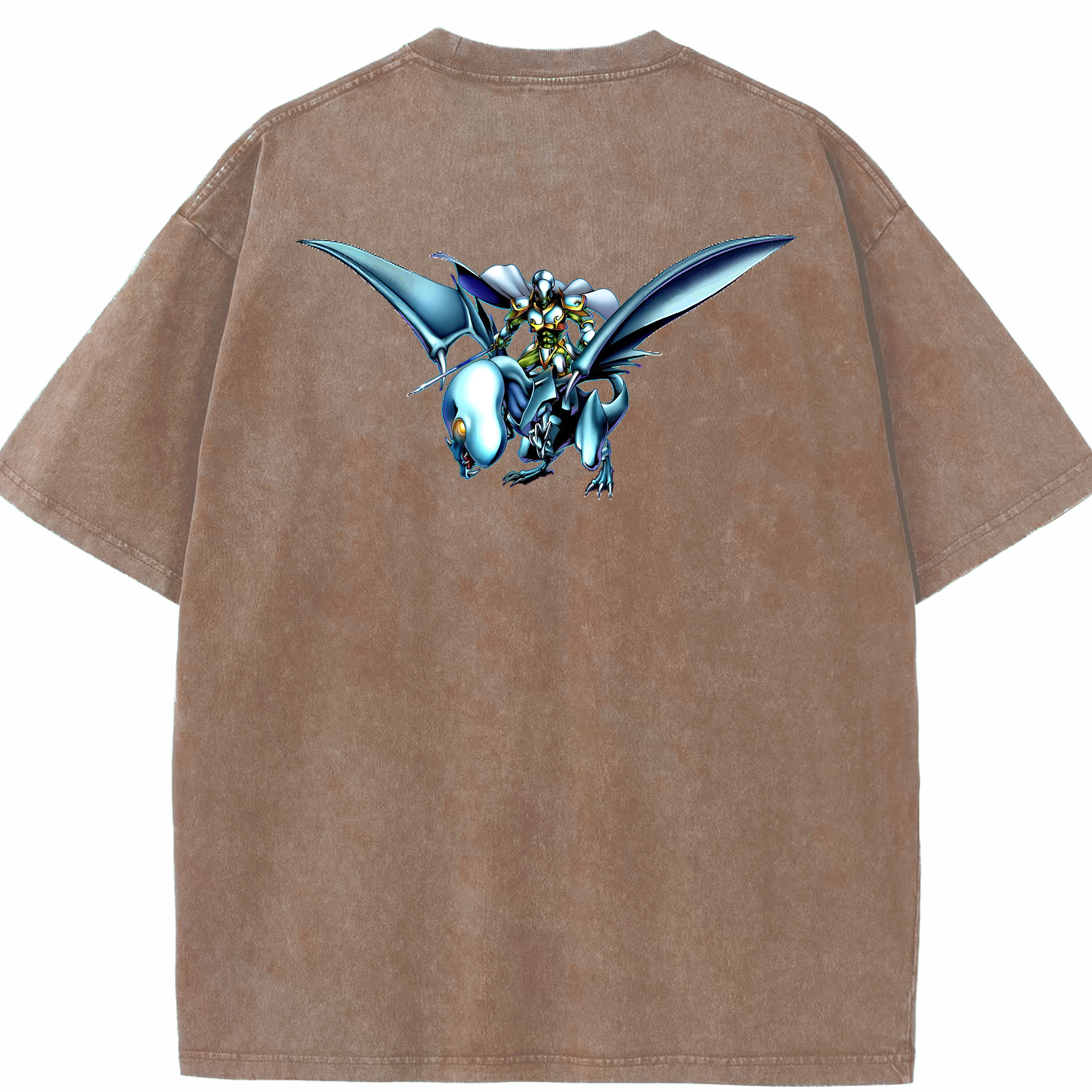 （画像用） 遊☆戯☆王 Yu-Gi-Oh! 綿100% ヴィンテージ風 半袖Tシャツ（背面プリント）