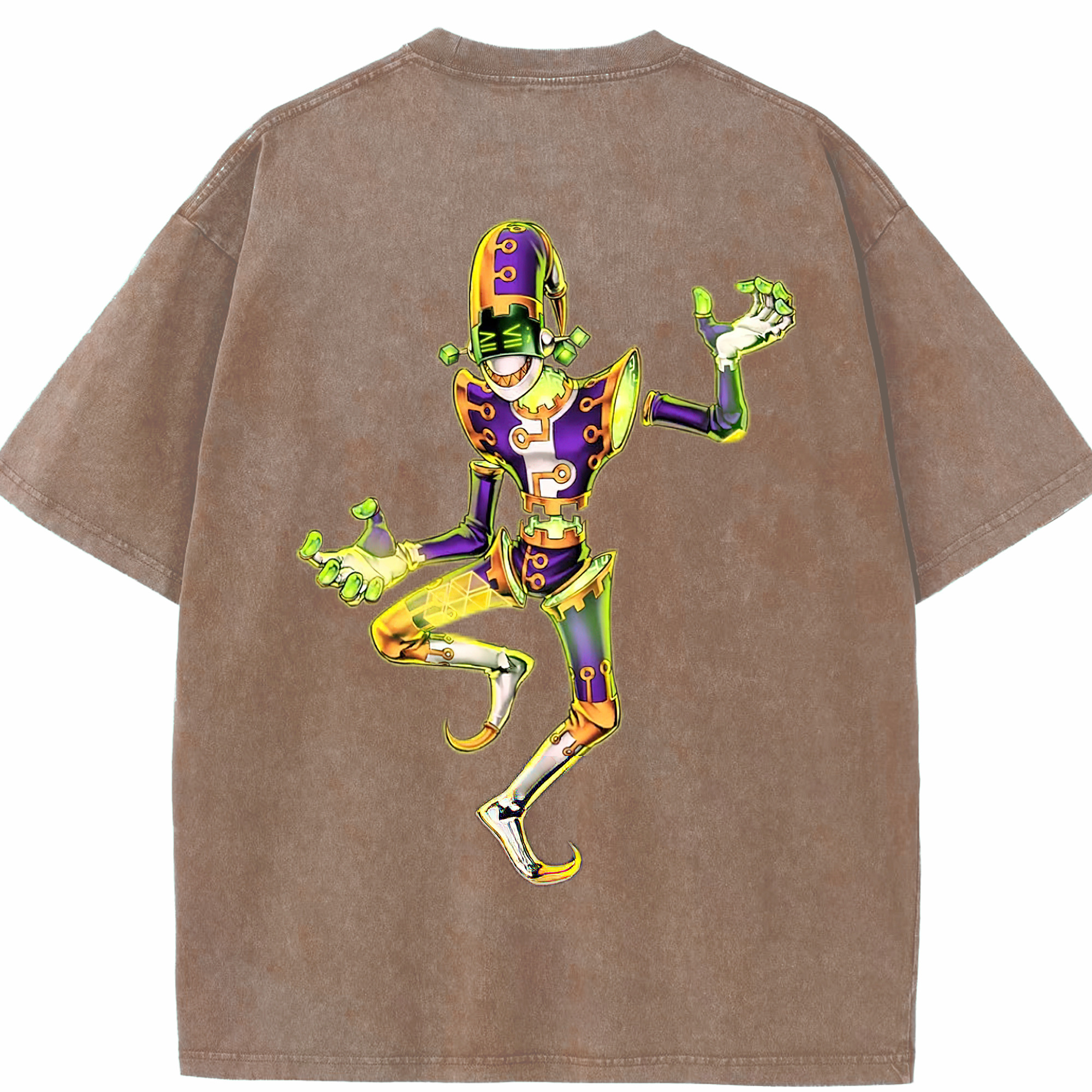 （画像用） 遊☆戯☆王 Yu-Gi-Oh! 綿100% ヴィンテージ風 半袖Tシャツ（背面プリント）