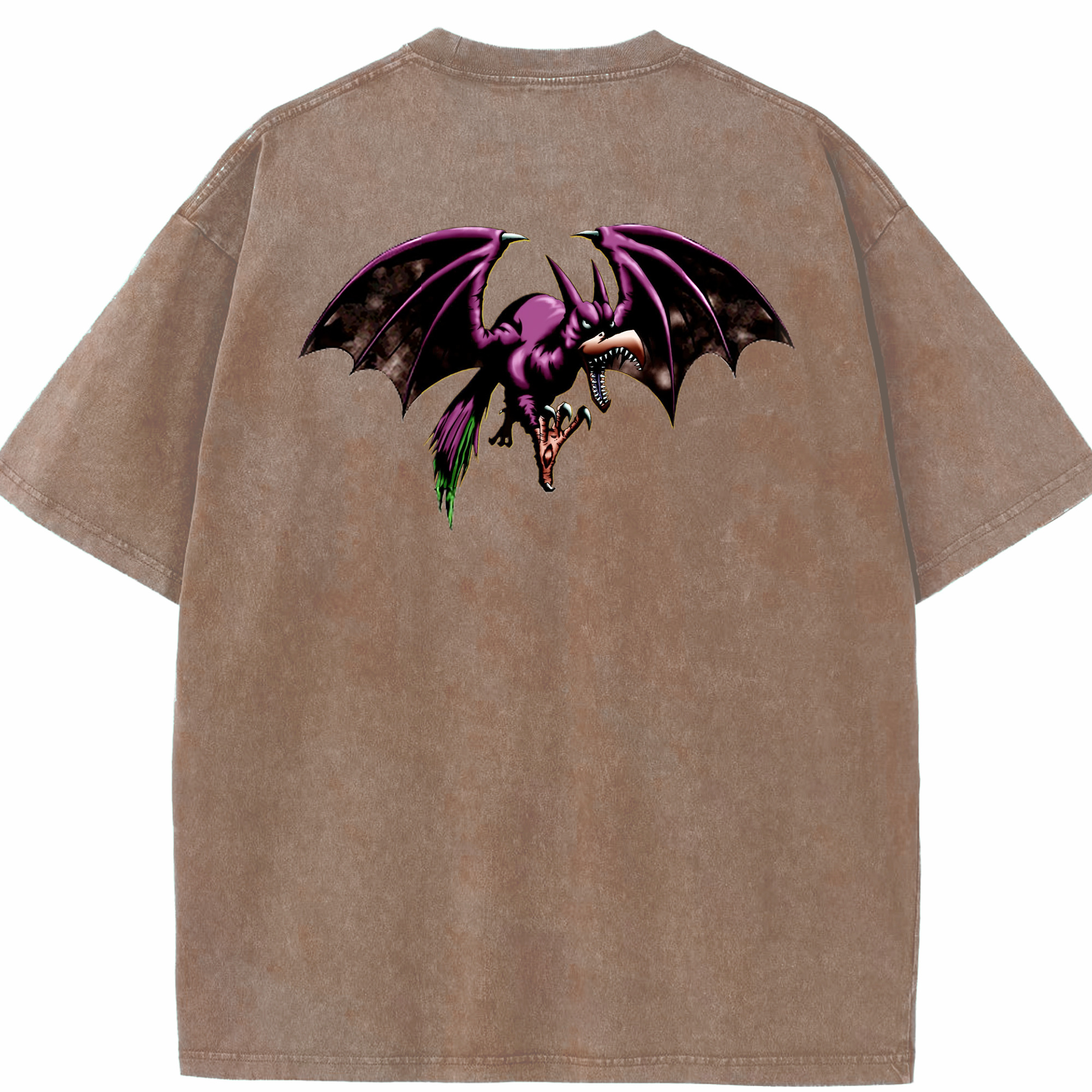 （画像用） 遊☆戯☆王 Yu-Gi-Oh! 綿100% ヴィンテージ風 半袖Tシャツ（背面プリント）