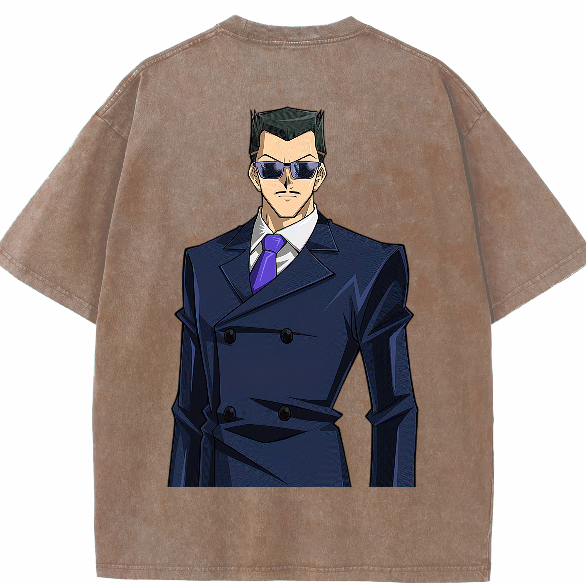 （画像用） 遊☆戯☆王 Yu-Gi-Oh! 綿100% ヴィンテージ風 半袖Tシャツ（背面プリント）