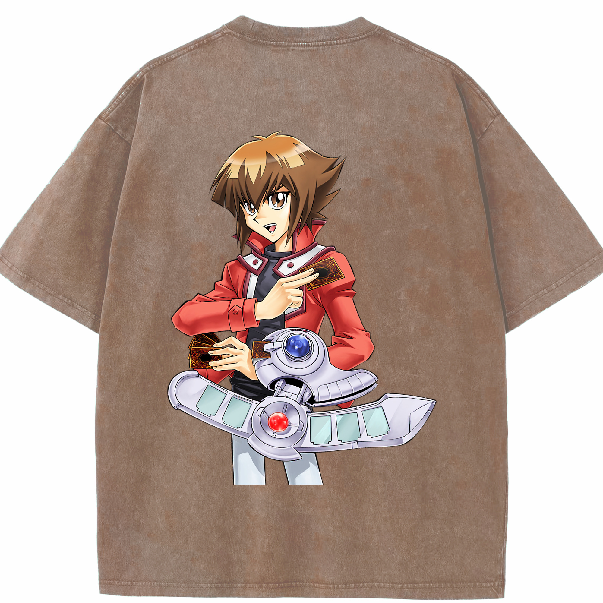 （画像用） 遊☆戯☆王 Yu-Gi-Oh! 綿100% ヴィンテージ風 半袖Tシャツ（背面プリント）