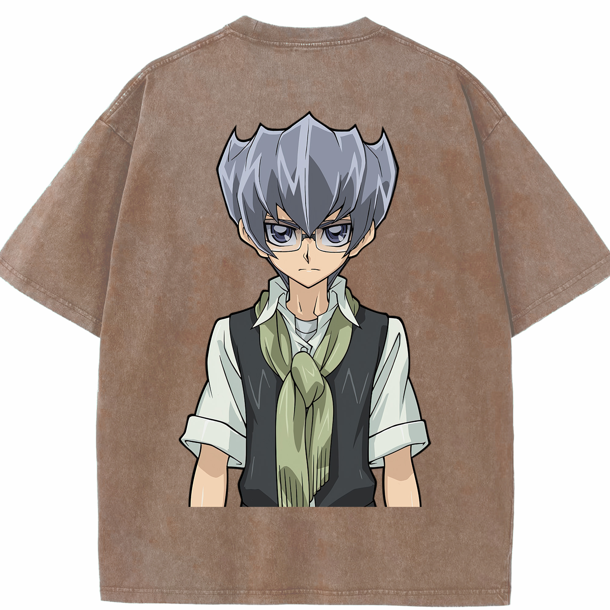 （画像用） 遊☆戯☆王 Yu-Gi-Oh! 綿100% ヴィンテージ風 半袖Tシャツ（背面プリント）