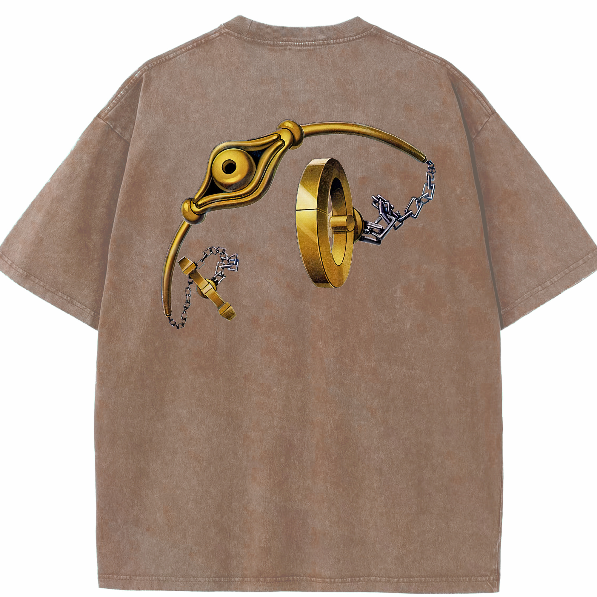 （画像用） 遊☆戯☆王 Yu-Gi-Oh! 綿100% ヴィンテージ風 半袖Tシャツ（背面プリント）