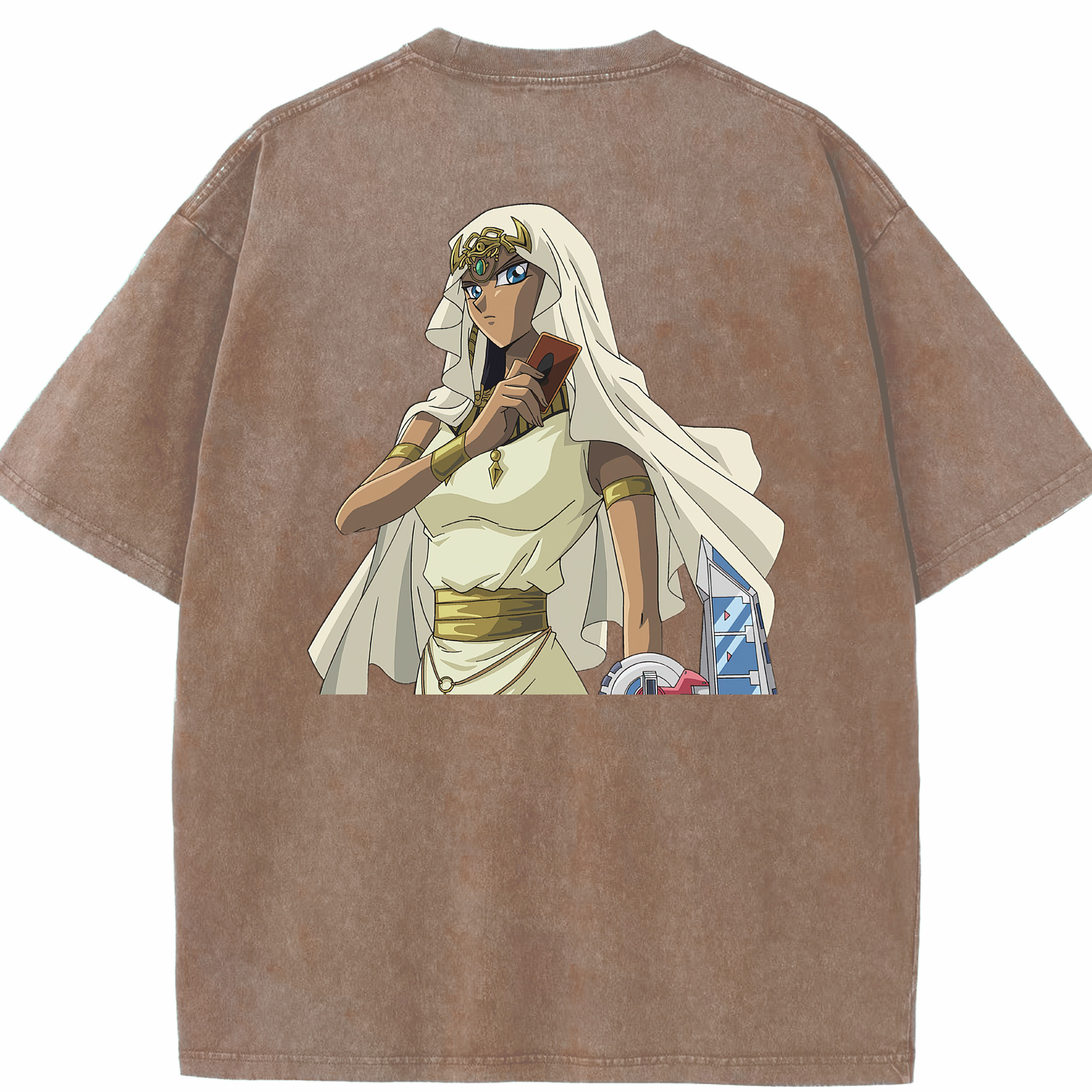 （画像用） 遊☆戯☆王 Yu-Gi-Oh! 綿100% ヴィンテージ風 半袖Tシャツ（背面プリント）