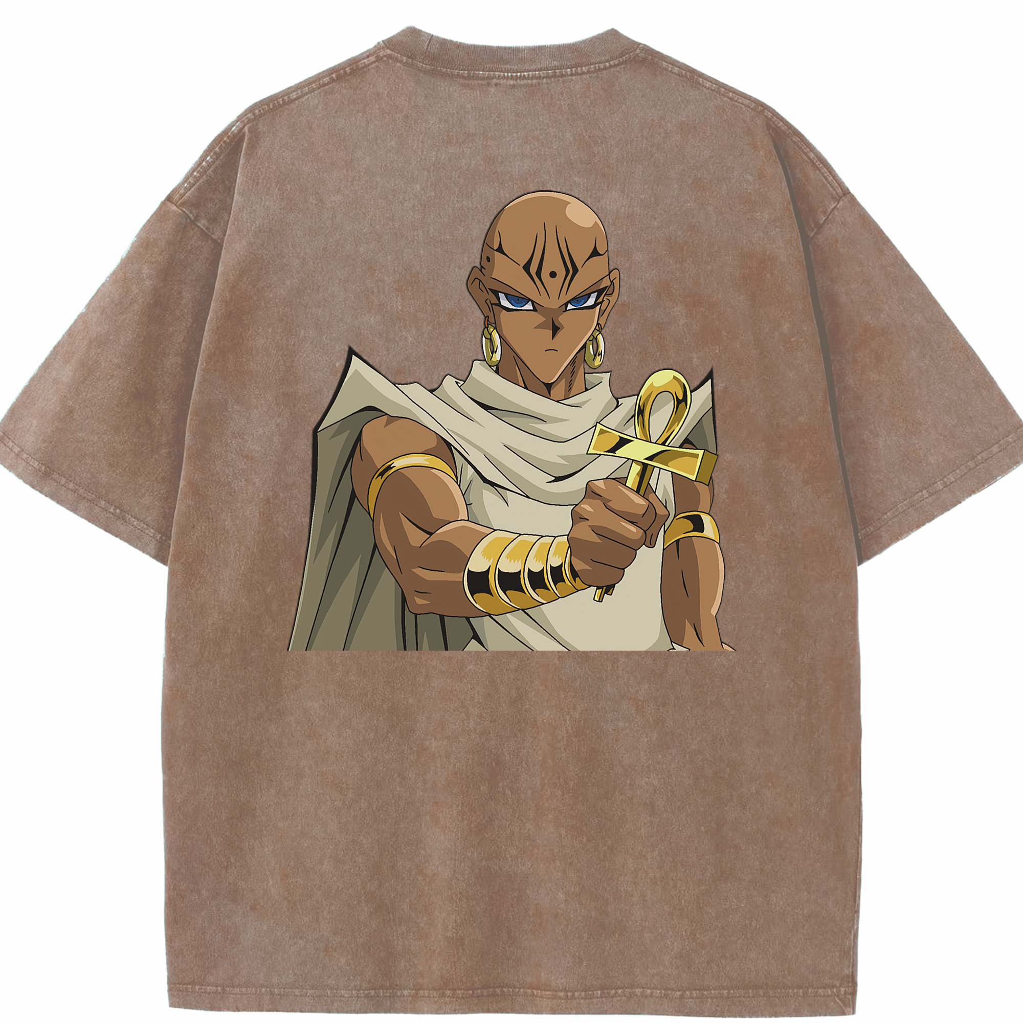 （画像用） 遊☆戯☆王 Yu-Gi-Oh! 綿100% ヴィンテージ風 半袖Tシャツ（背面プリント）