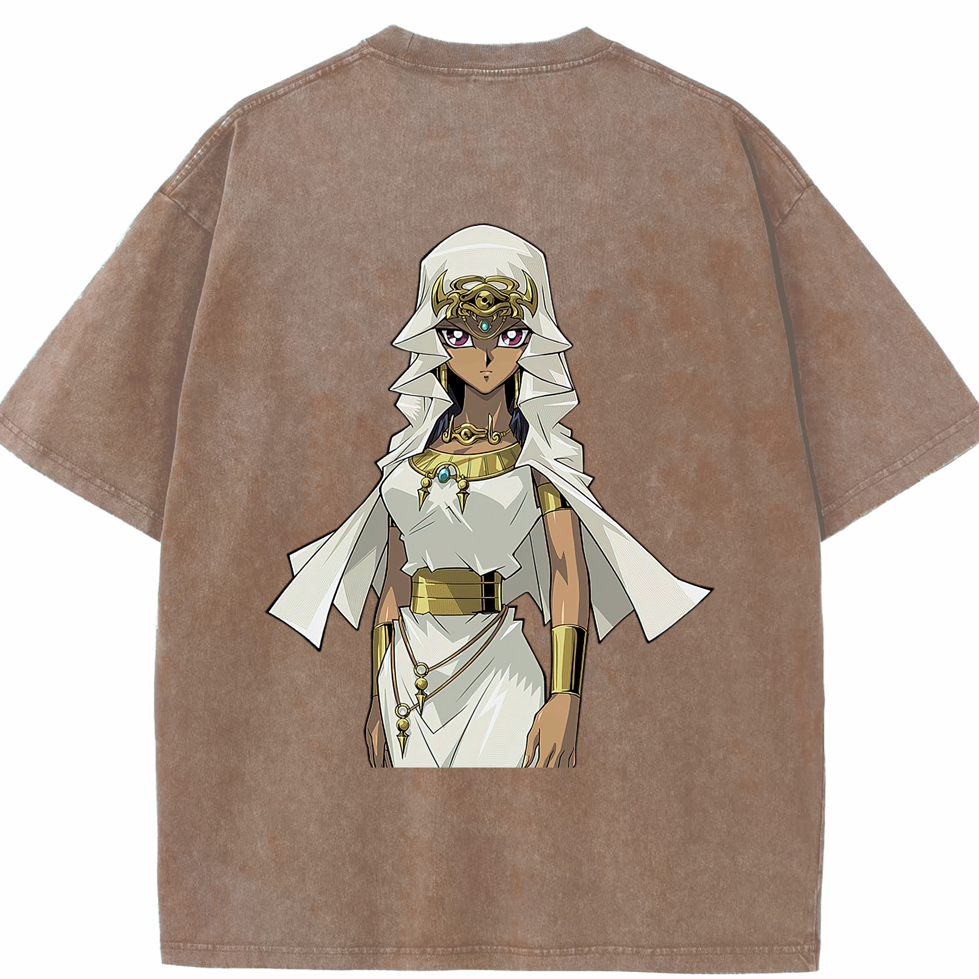 （画像用） 遊☆戯☆王 Yu-Gi-Oh! 綿100% ヴィンテージ風 半袖Tシャツ（背面プリント）