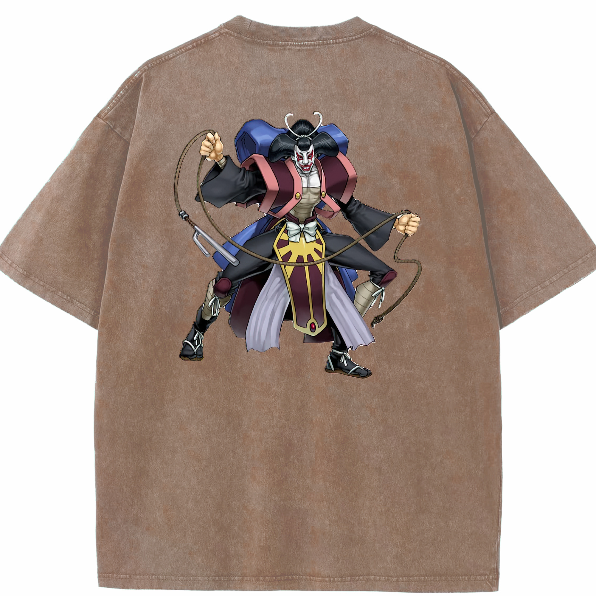 （画像用） 遊☆戯☆王 Yu-Gi-Oh! 綿100% ヴィンテージ風 半袖Tシャツ（背面プリント）