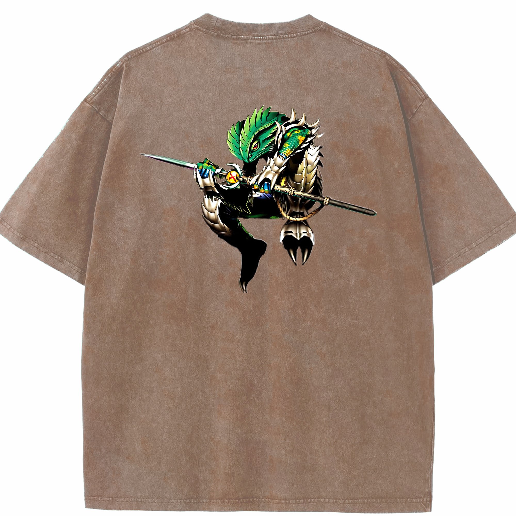 （画像用） 遊☆戯☆王 Yu-Gi-Oh! 綿100% ヴィンテージ風 半袖Tシャツ（背面プリント）