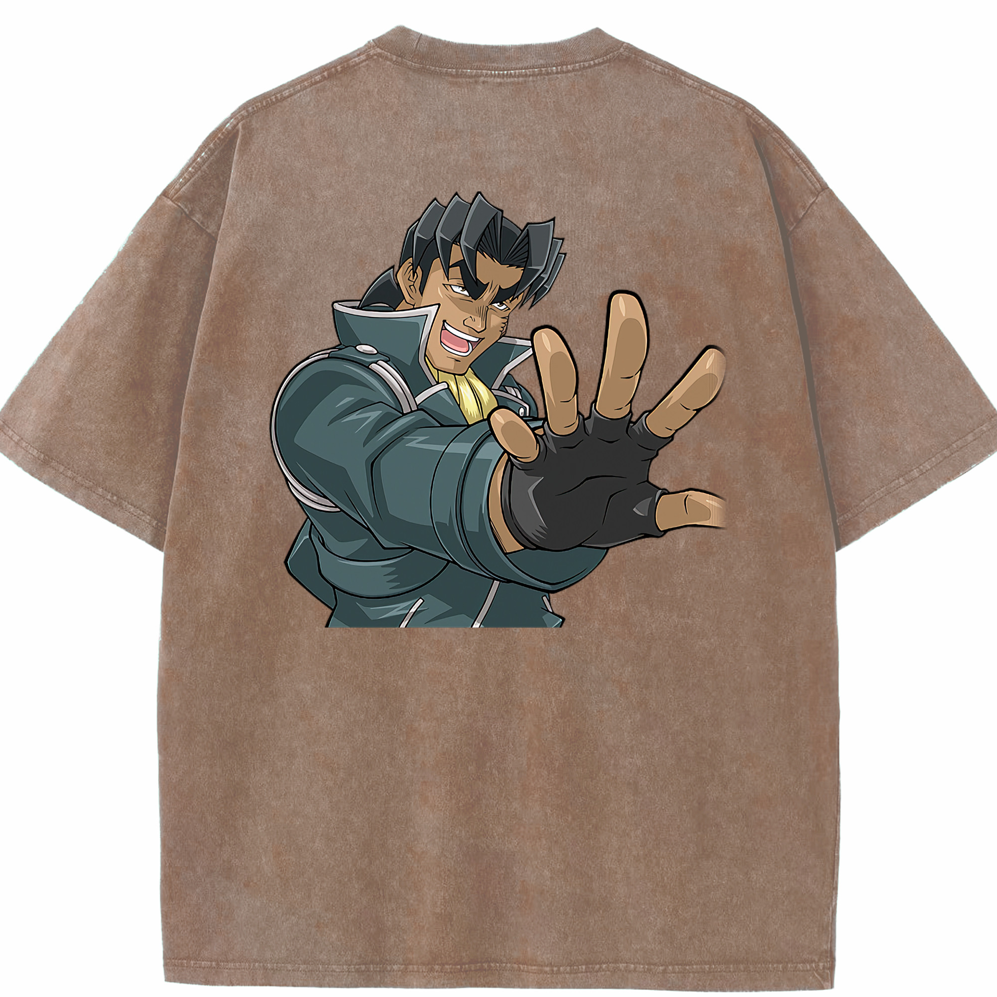 （画像用） 遊☆戯☆王 Yu-Gi-Oh! 綿100% ヴィンテージ風 半袖Tシャツ（背面プリント）