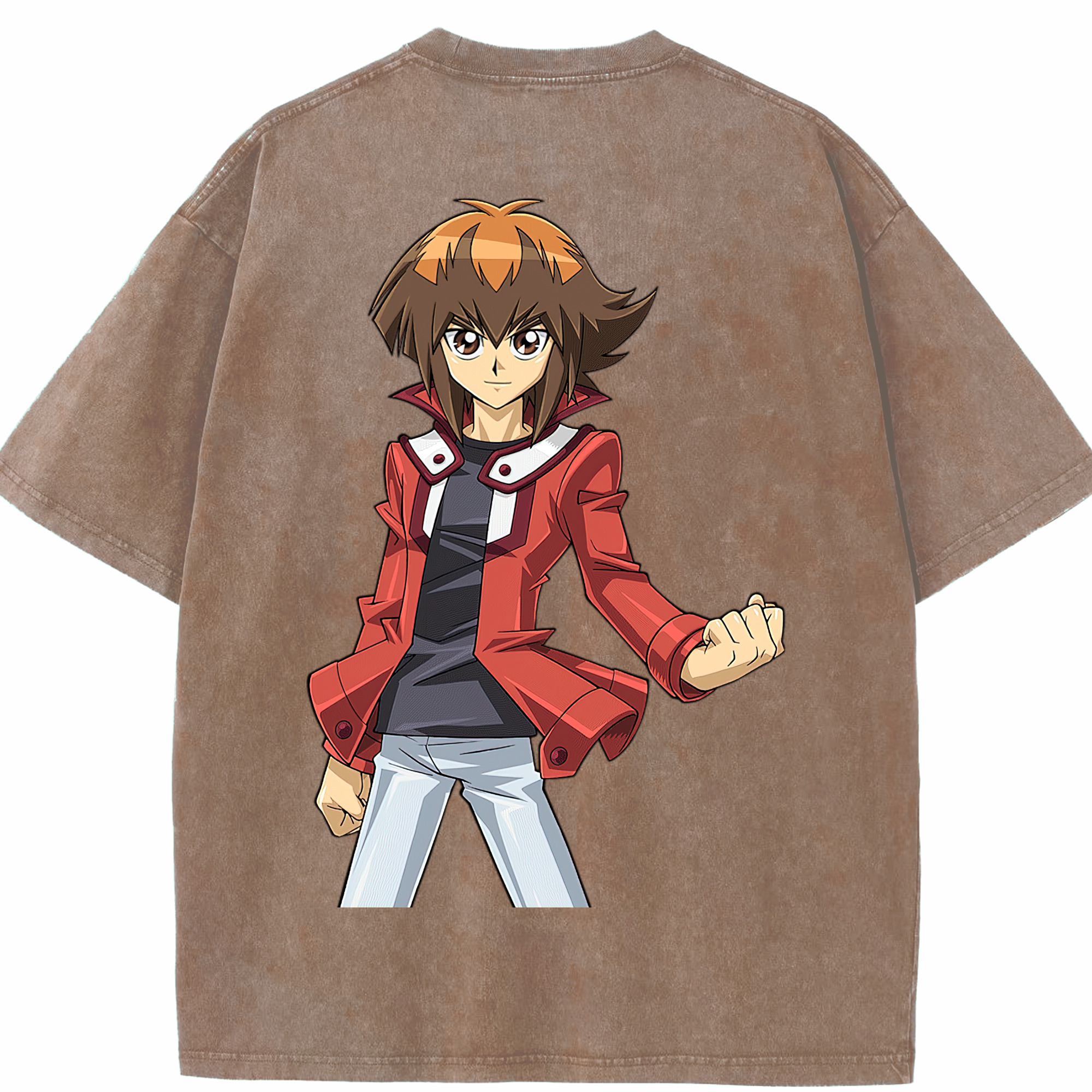（画像用） 遊☆戯☆王 Yu-Gi-Oh! 綿100% ヴィンテージ風 半袖Tシャツ（背面プリント）