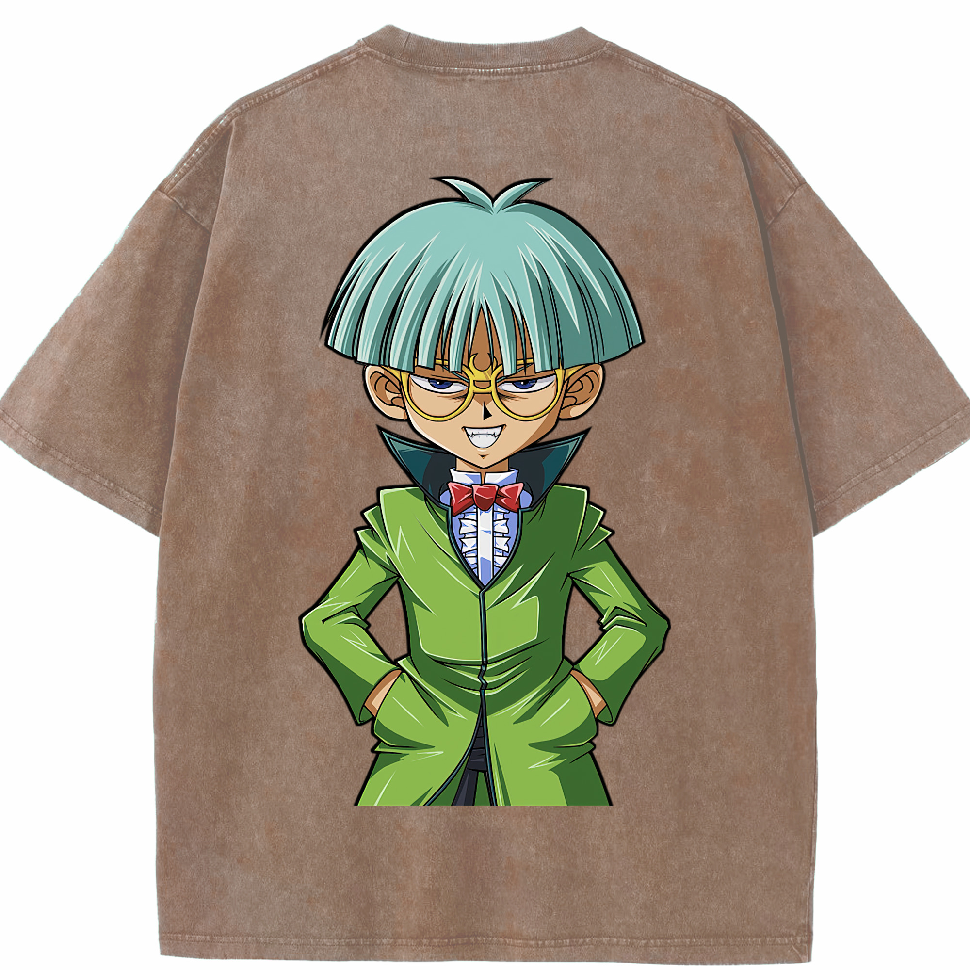 （画像用） 遊☆戯☆王 Yu-Gi-Oh! 綿100% ヴィンテージ風 半袖Tシャツ（背面プリント）