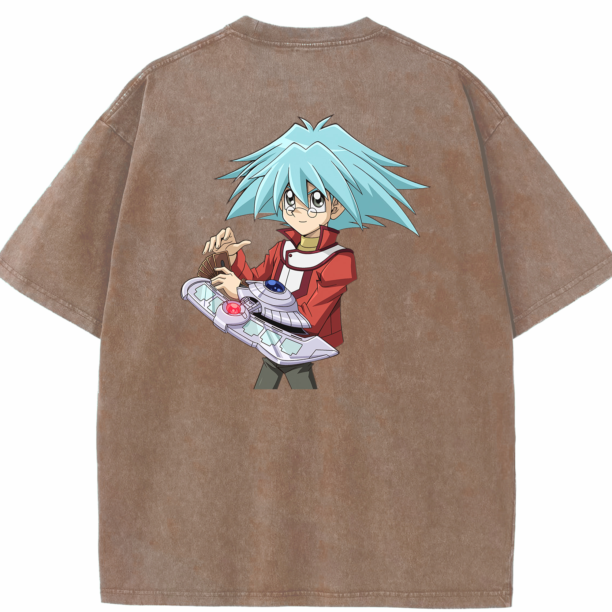 （画像用） 遊☆戯☆王 Yu-Gi-Oh! 綿100% ヴィンテージ風 半袖Tシャツ（背面プリント）