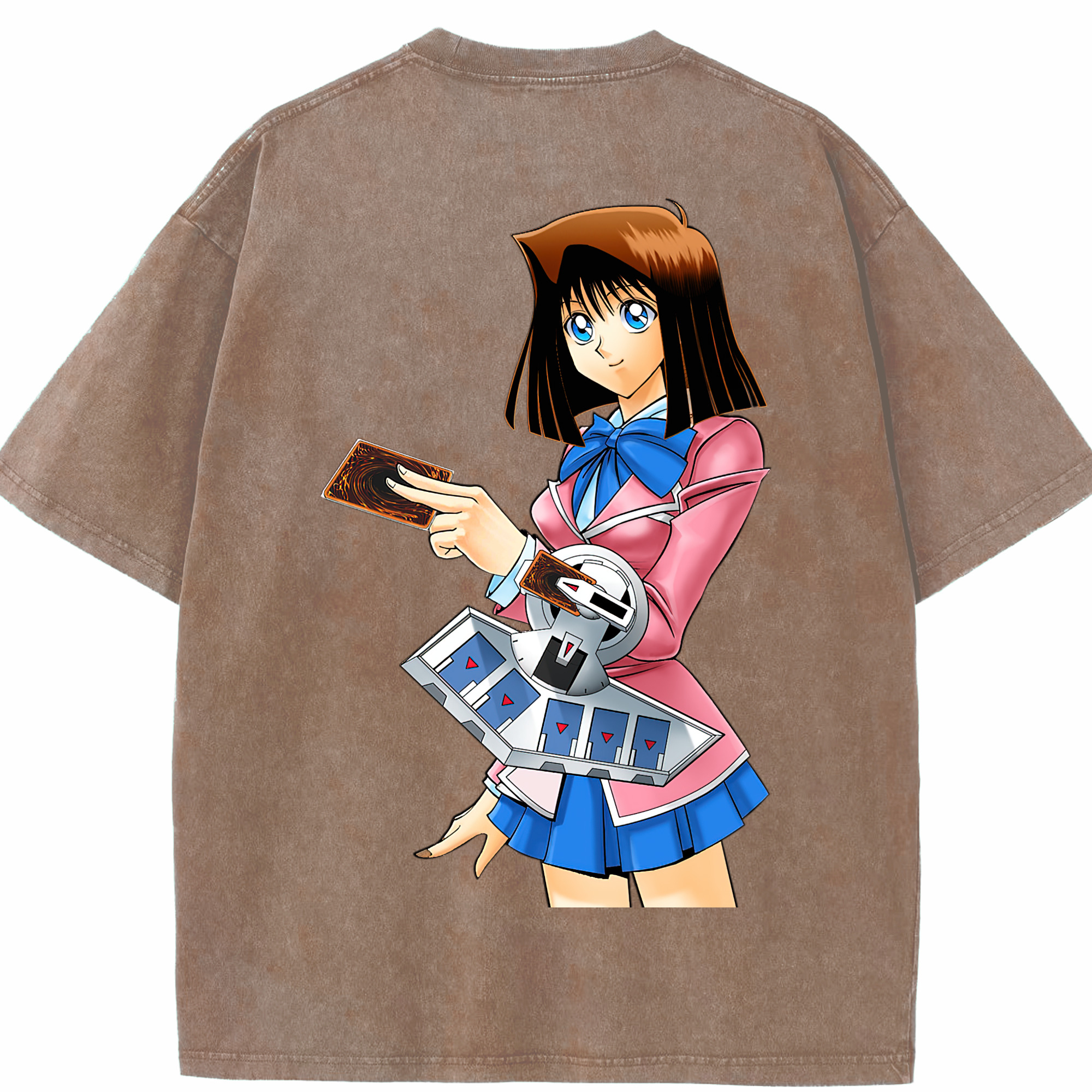 （画像用） 遊☆戯☆王 Yu-Gi-Oh! 綿100% ヴィンテージ風 半袖Tシャツ（背面プリント）