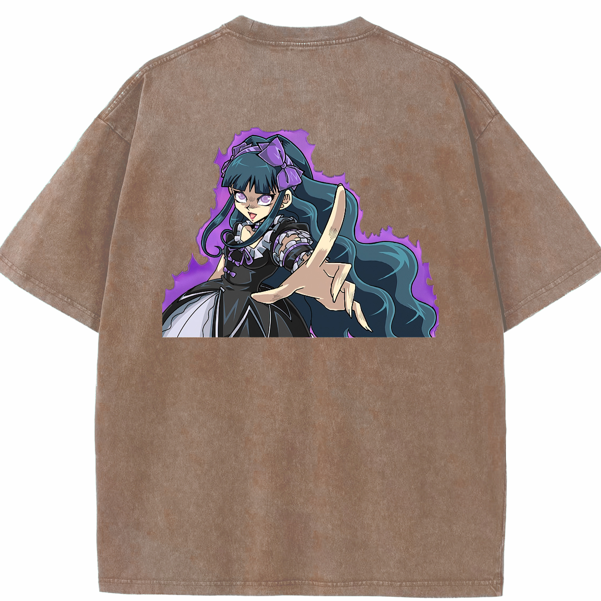 （画像用） 遊☆戯☆王 Yu-Gi-Oh! 綿100% ヴィンテージ風 半袖Tシャツ（背面プリント）