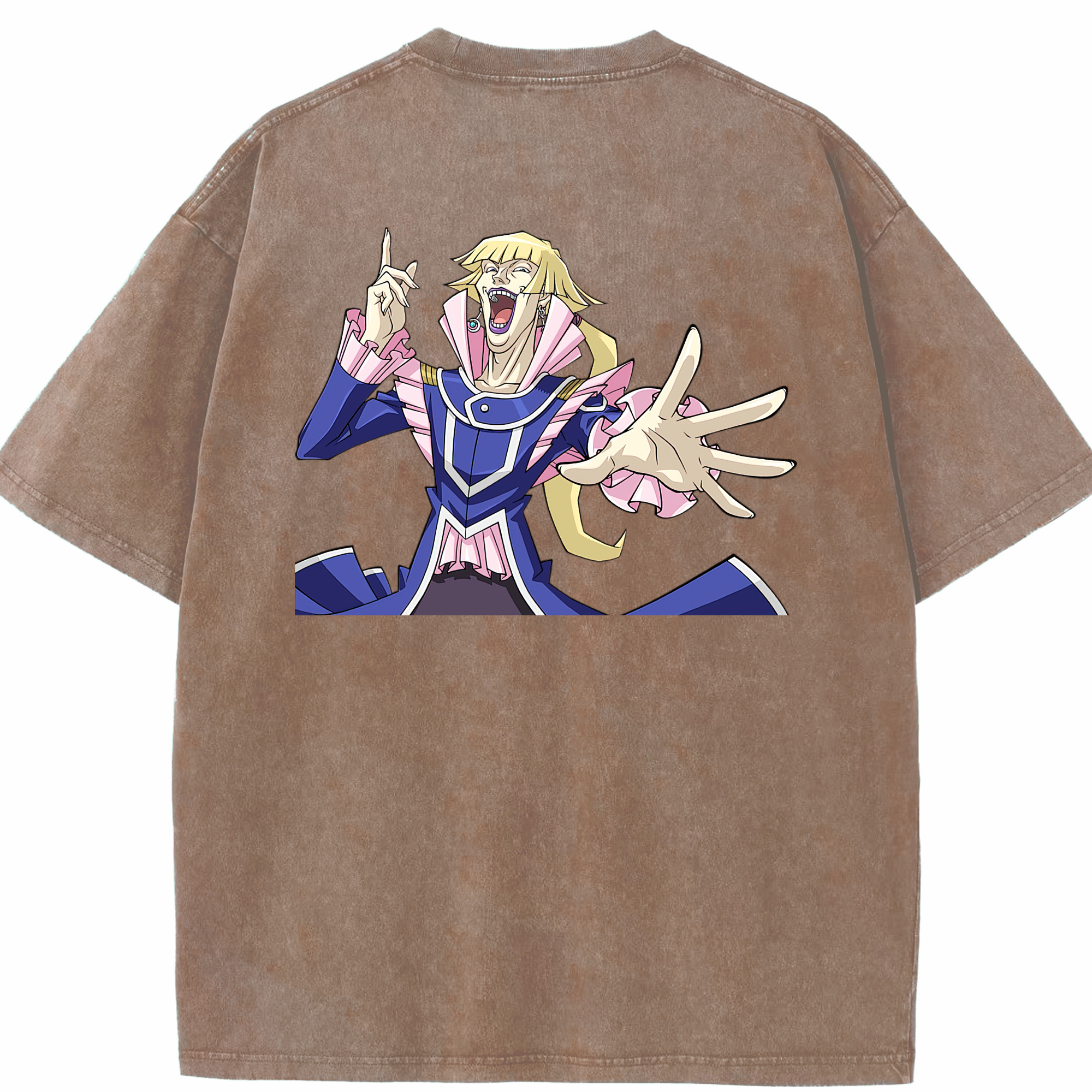 （画像用） 遊☆戯☆王 Yu-Gi-Oh! 綿100% ヴィンテージ風 半袖Tシャツ（背面プリント）