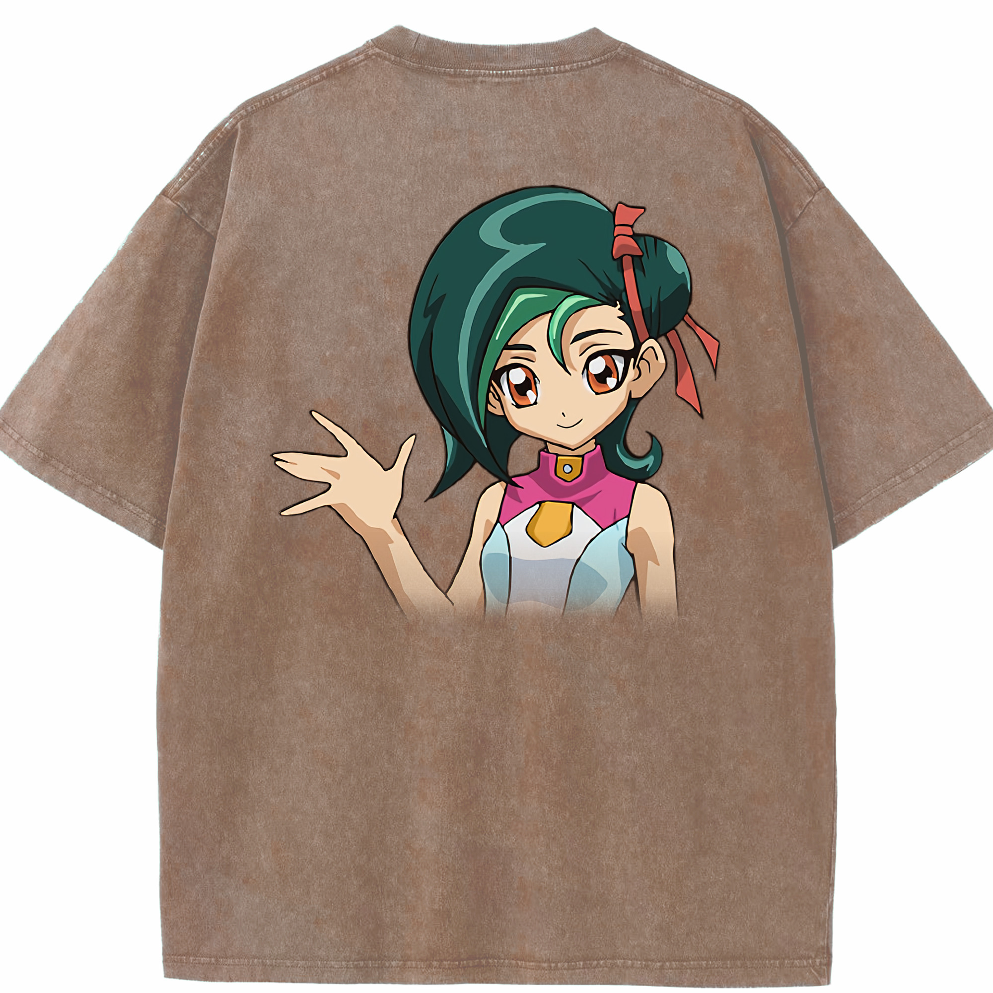（画像用） 遊☆戯☆王 Yu-Gi-Oh! 綿100% ヴィンテージ風 半袖Tシャツ（背面プリント）
