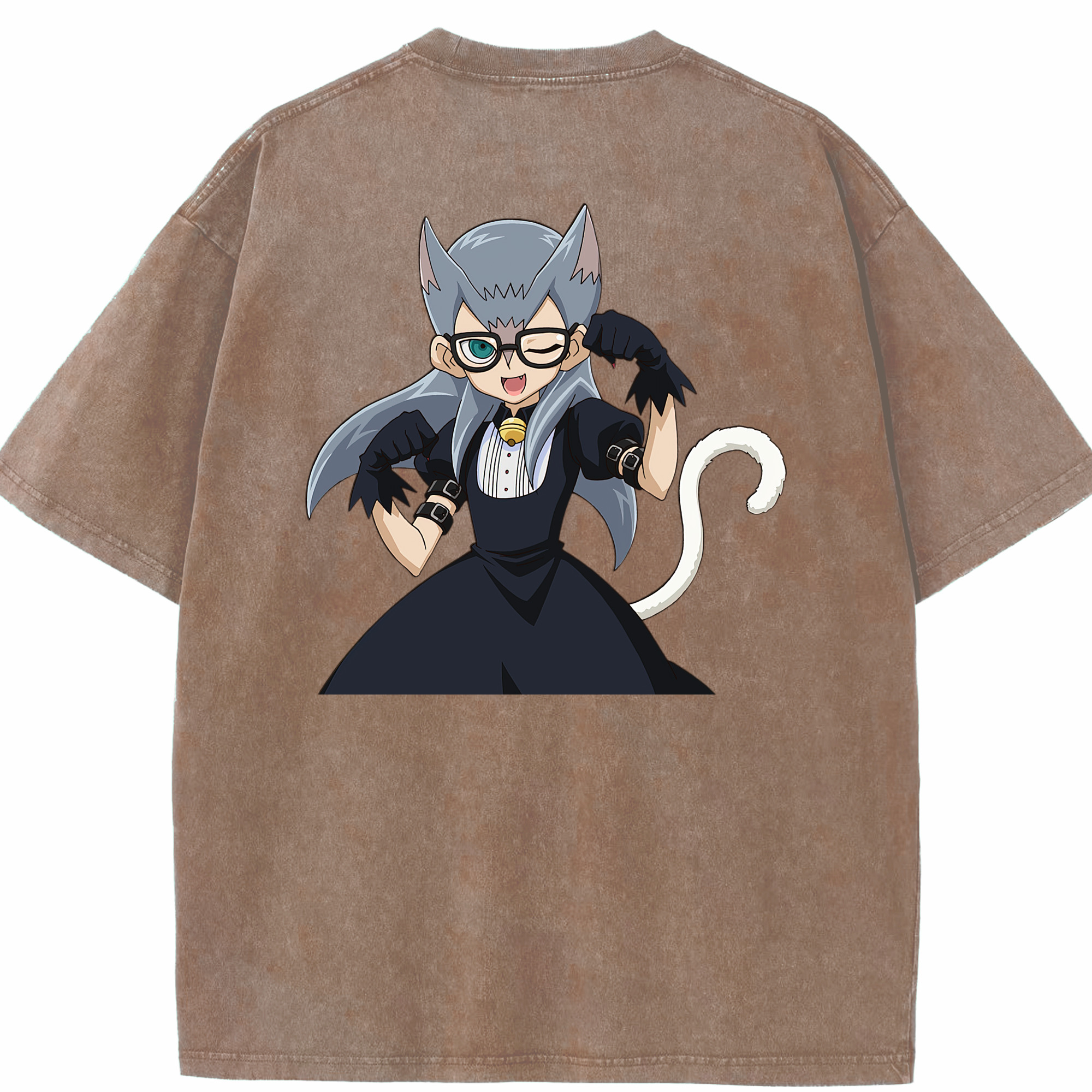 （画像用） 遊☆戯☆王 Yu-Gi-Oh! 綿100% ヴィンテージ風 半袖Tシャツ（背面プリント）