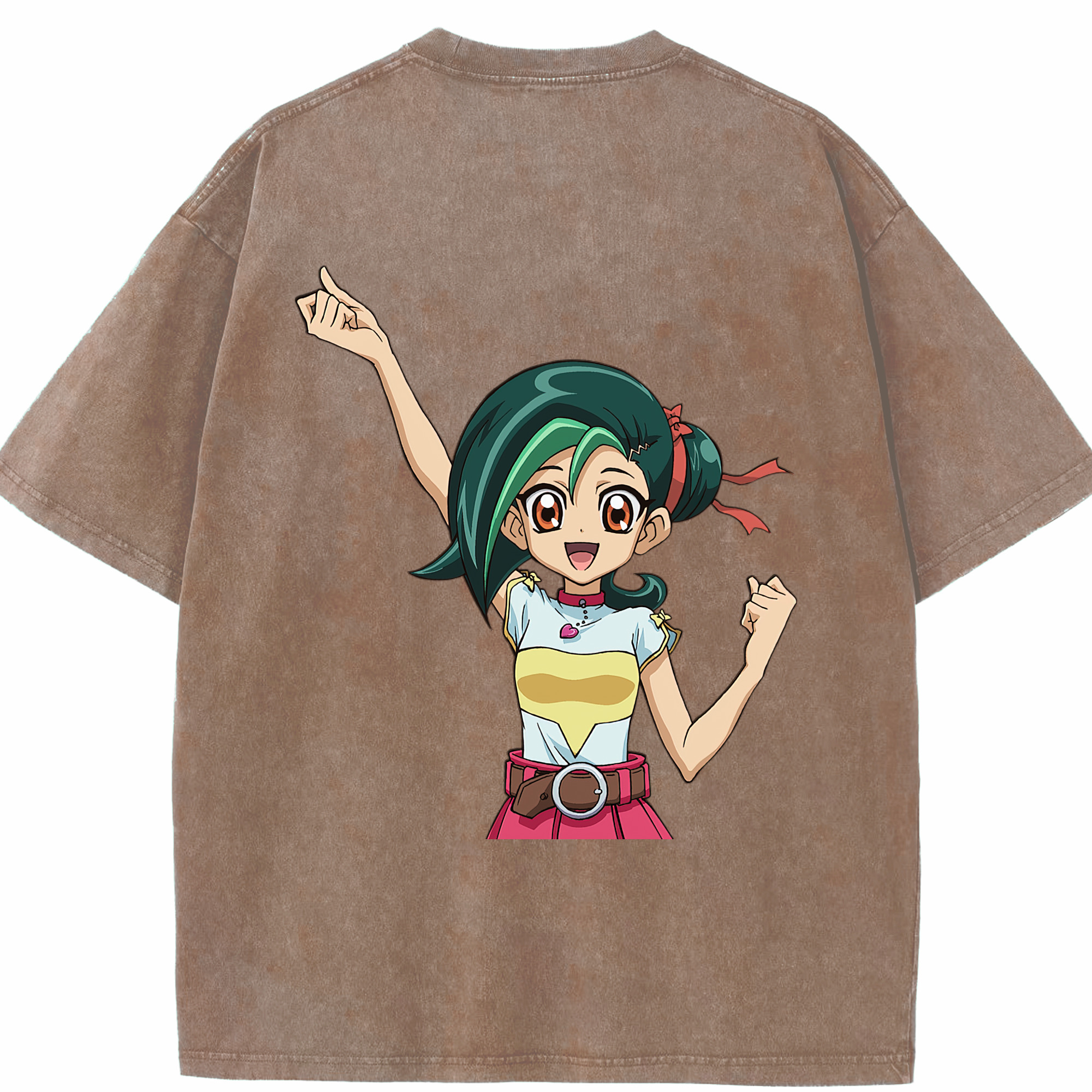 （画像用） 遊☆戯☆王 Yu-Gi-Oh! 綿100% ヴィンテージ風 半袖Tシャツ（背面プリント）