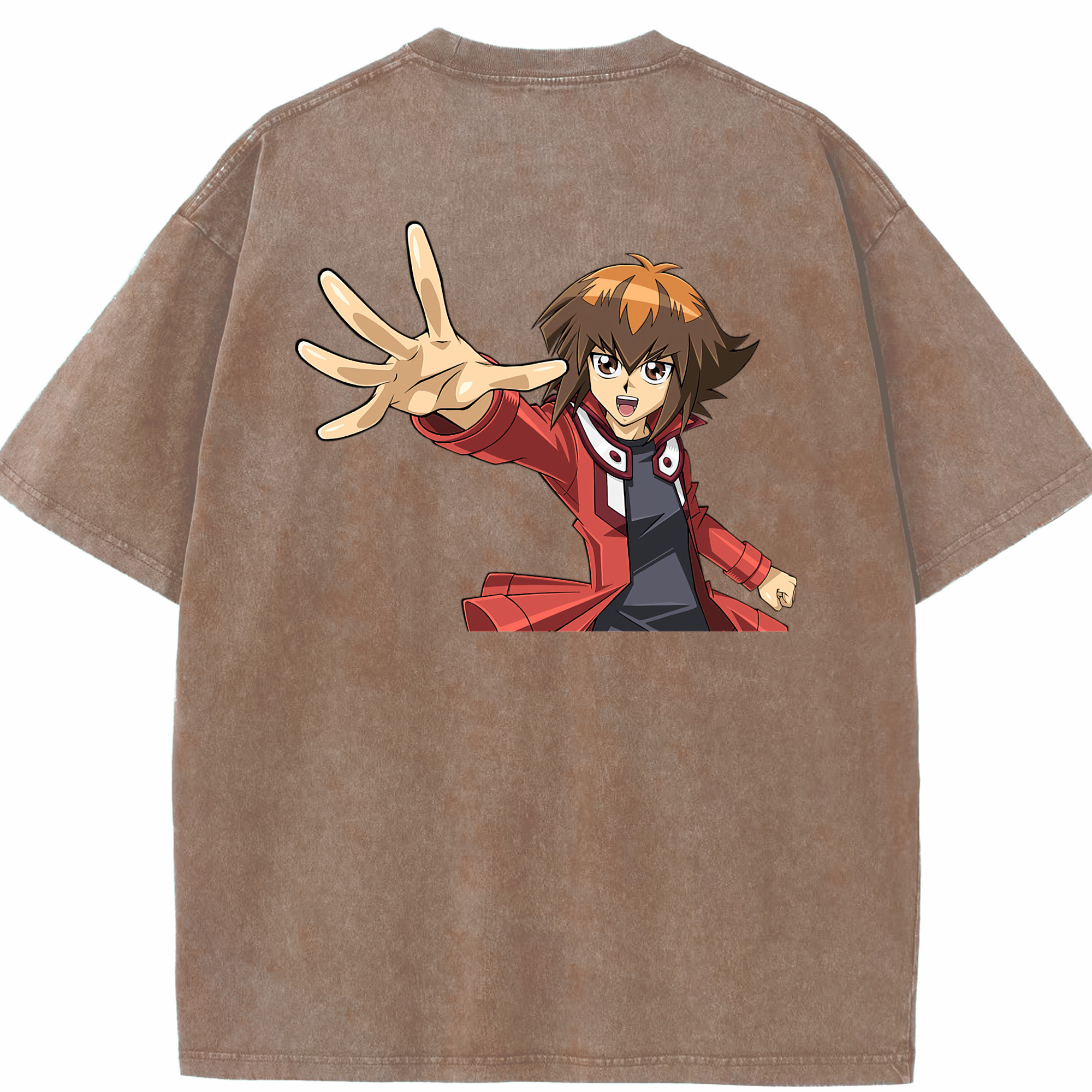 （画像用） 遊☆戯☆王 Yu-Gi-Oh! 綿100% ヴィンテージ風 半袖Tシャツ（背面プリント）